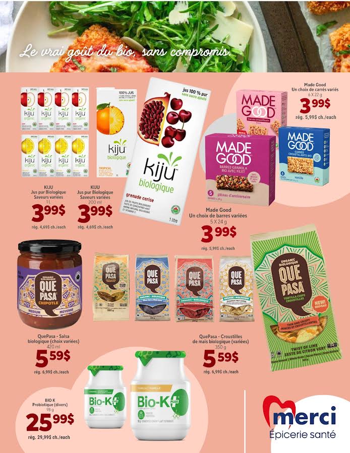 Circulaire Les Aliments Merci — page 3, du 4 au 30 septembre 2026
