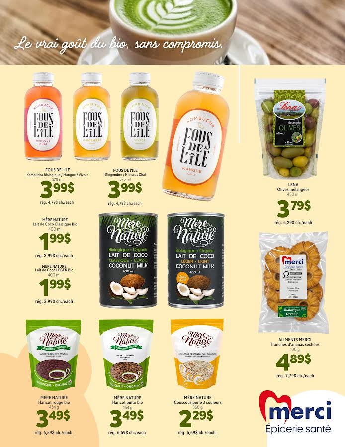 Circulaire Les Aliments Merci — page 4, du 4 au 30 septembre 2026