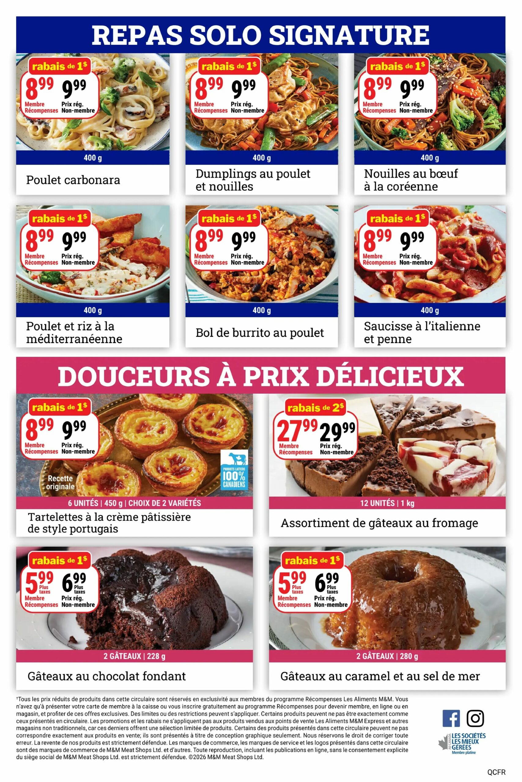 Circulaire Les Aliments M&M — page 17, du 1 au 7 octobre 2026