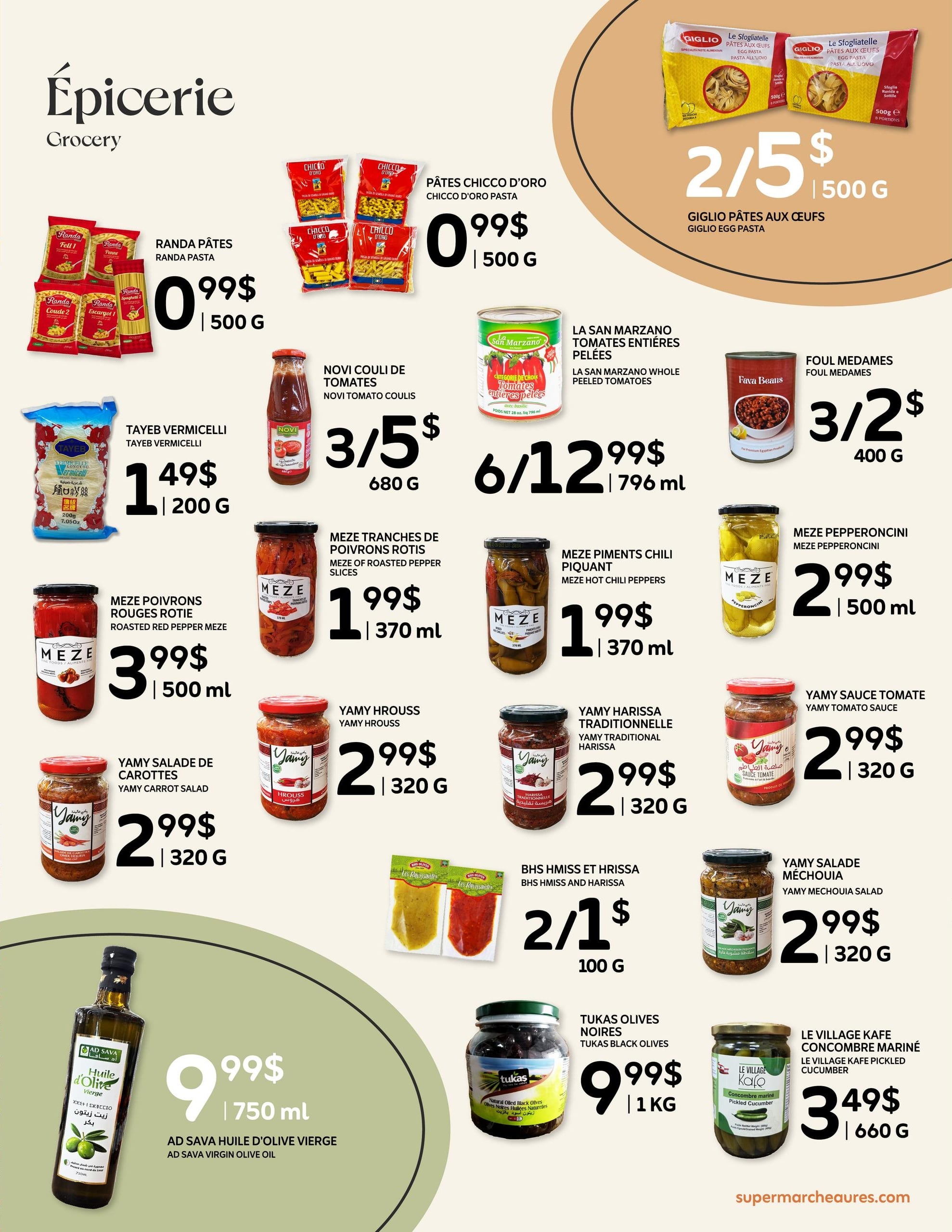 Circulaire Aurès — Supermarché maghrébin Supermarche Maghrebin — page 3, du 8 au 14 octobre 2026