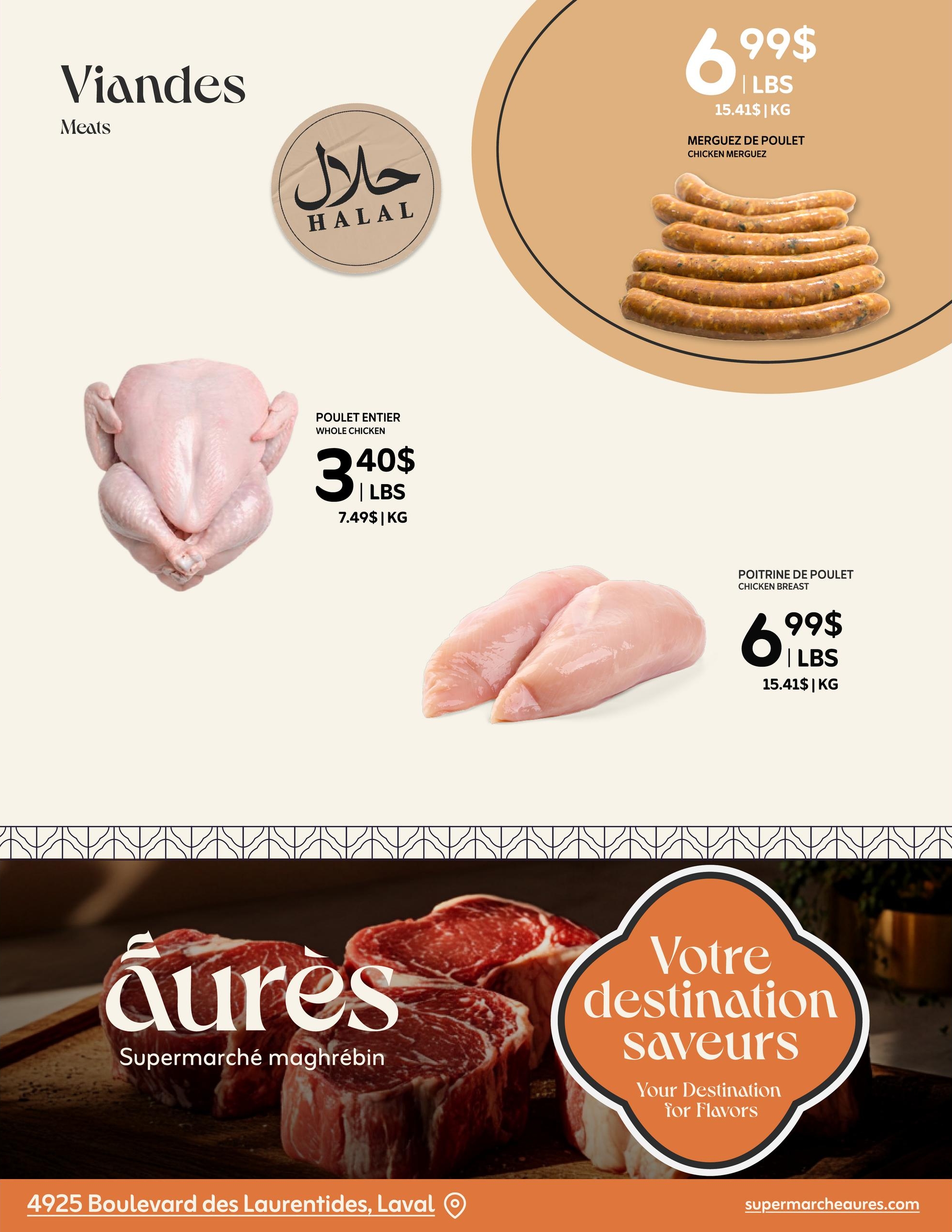 Circulaire Aurès — Supermarché maghrébin Supermarche Maghrebin — page 7, du 8 au 14 octobre 2026