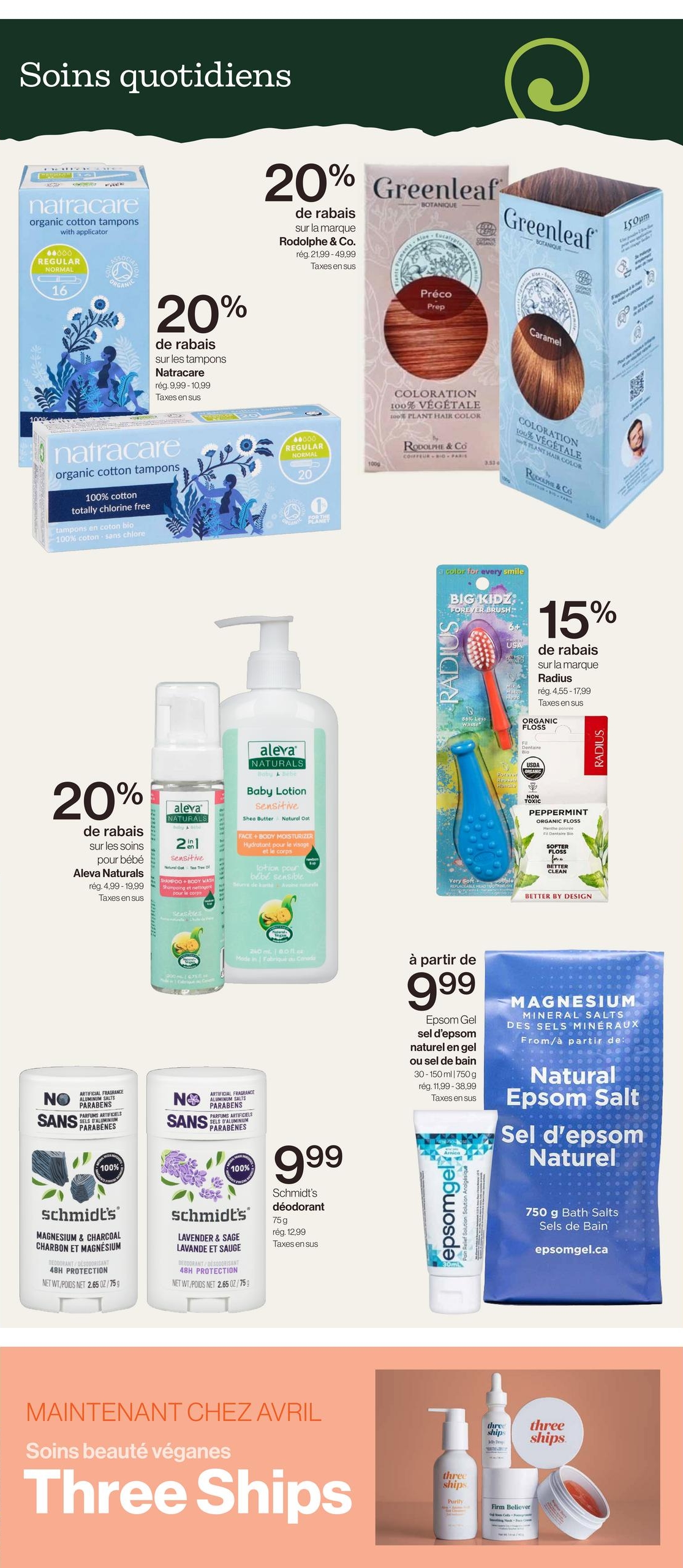 Circulaire Avril — Supermarché Santé — page 9, du 1 au 7 octobre 2026