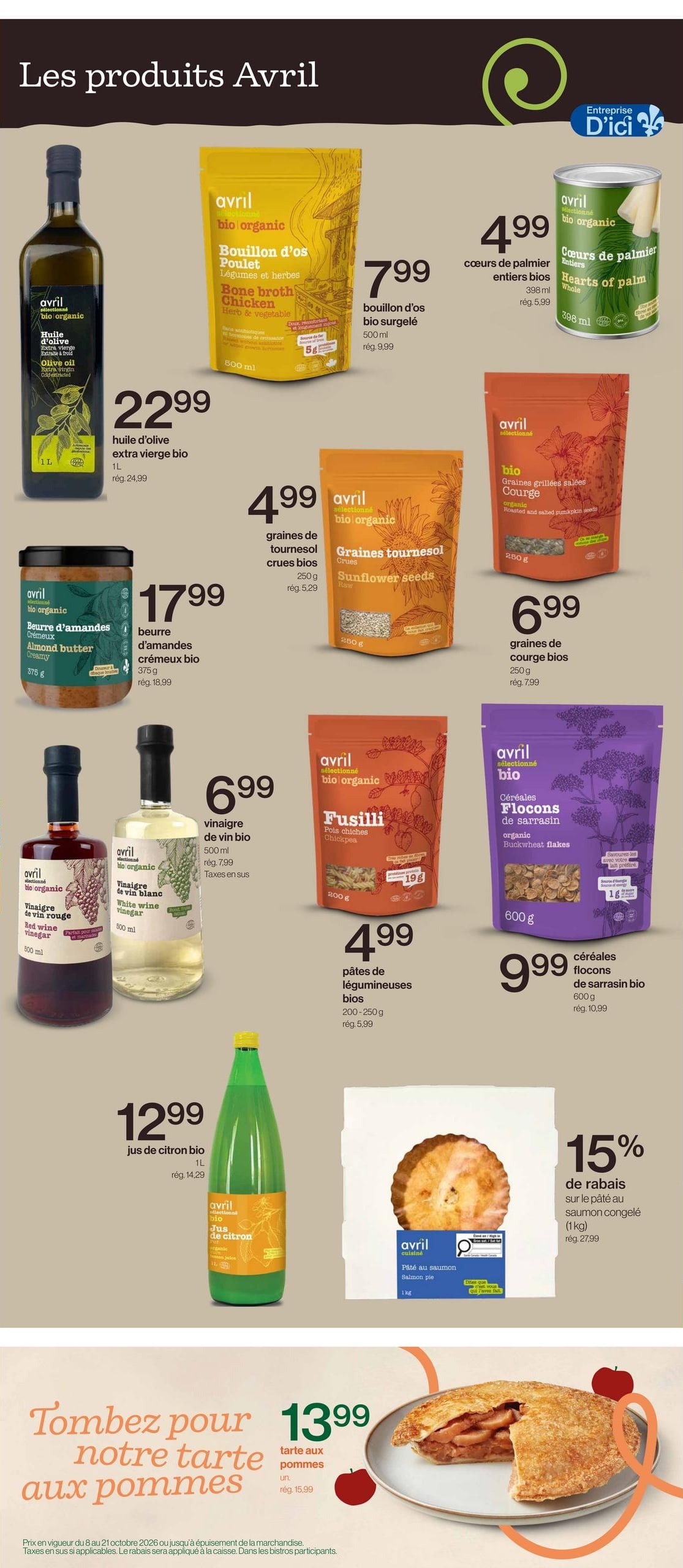Circulaire Avril — Supermarché Santé — page 6, du 8 au 14 octobre 2026