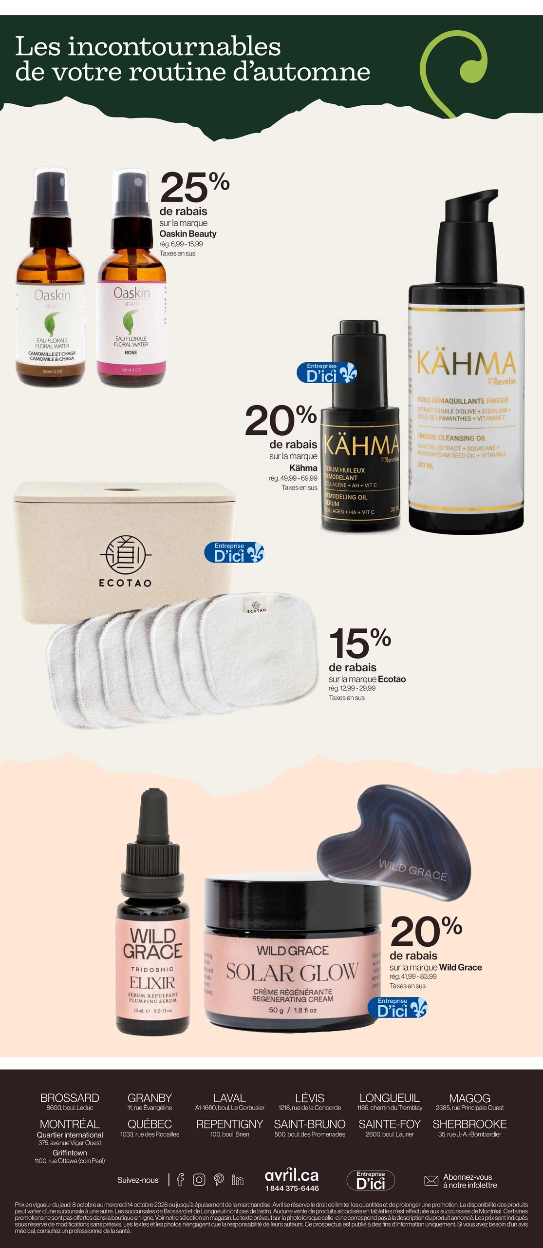 Circulaire Avril — Supermarché Santé — page 13, du 8 au 14 octobre 2026