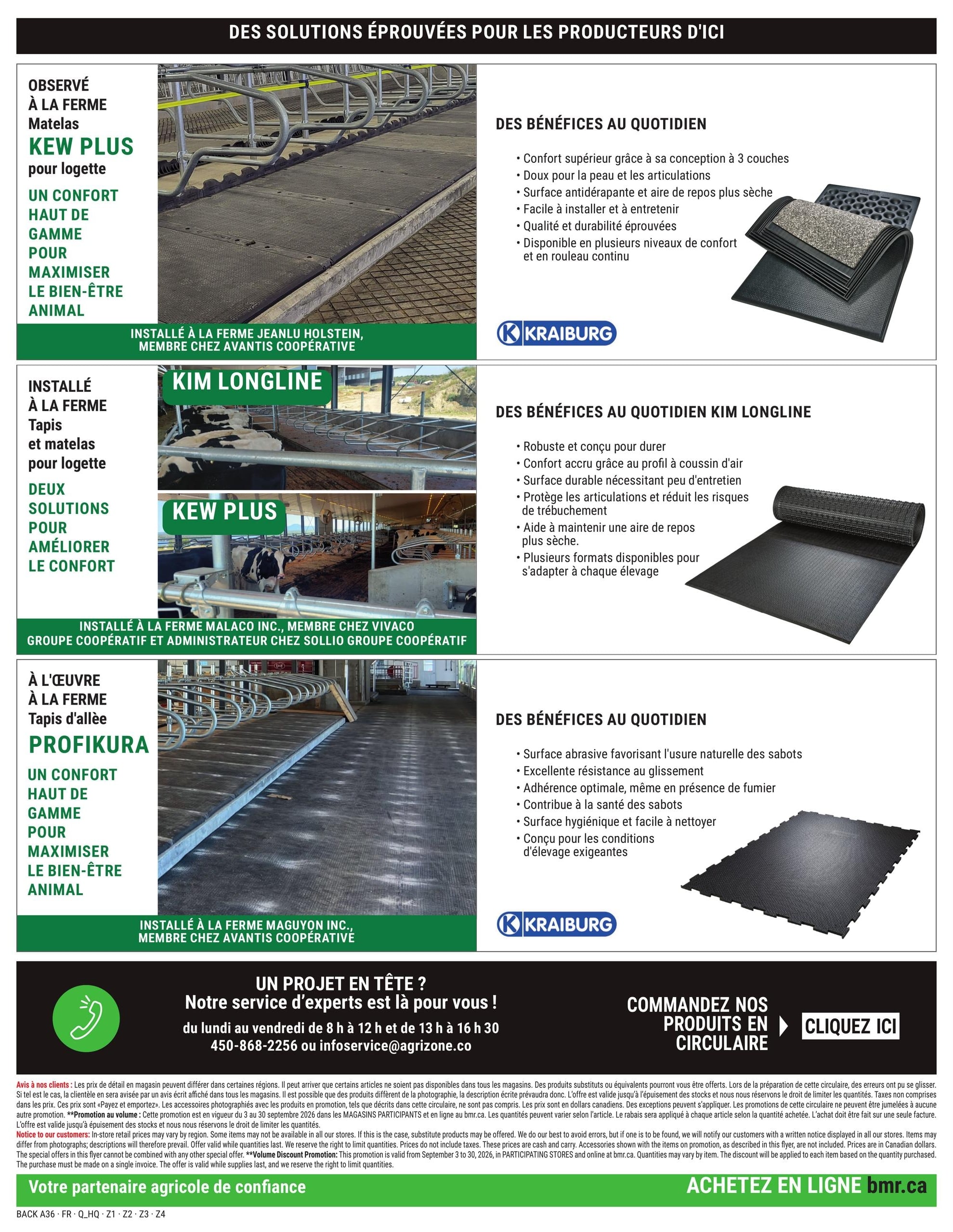 Circulaire BMR — page 2, du 3 au 30 septembre 2026