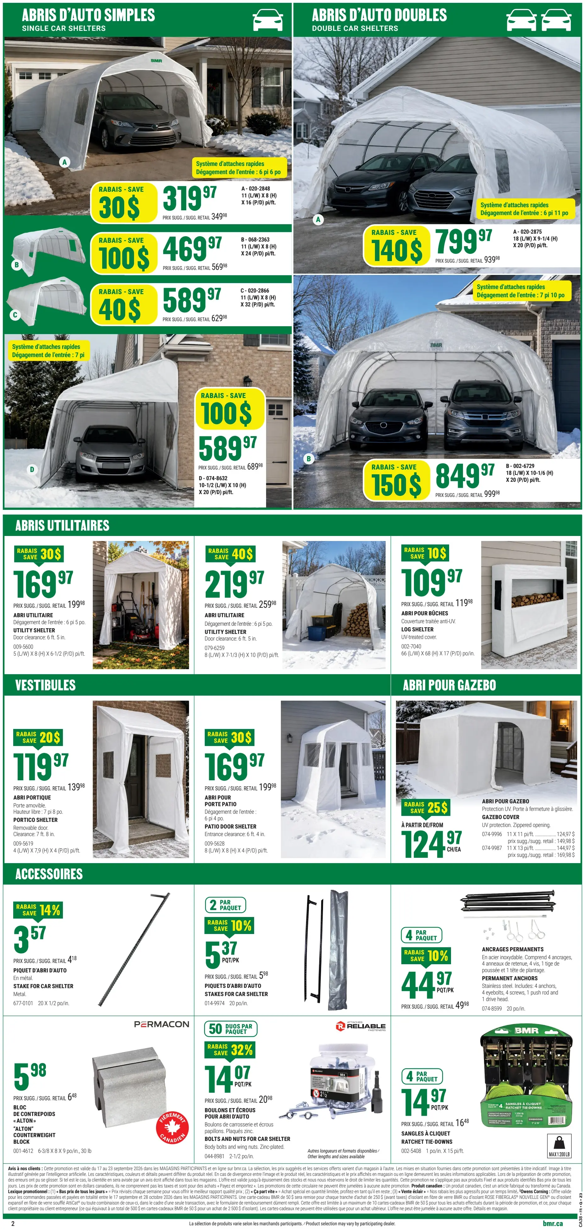 Circulaire BMR — page 9, du 17 au 23 septembre 2026