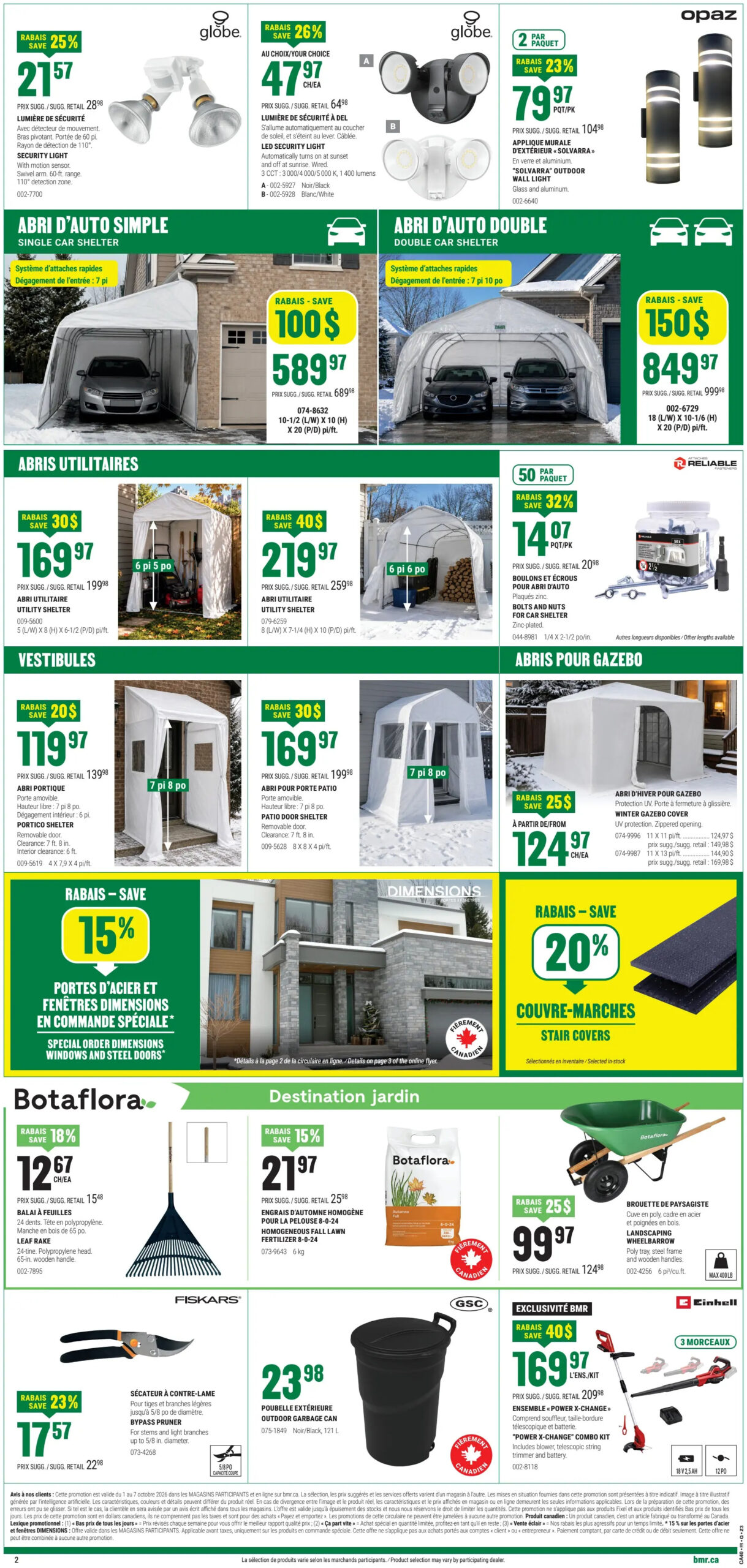 Circulaire BMR — page 5, du 1 au 7 octobre 2026