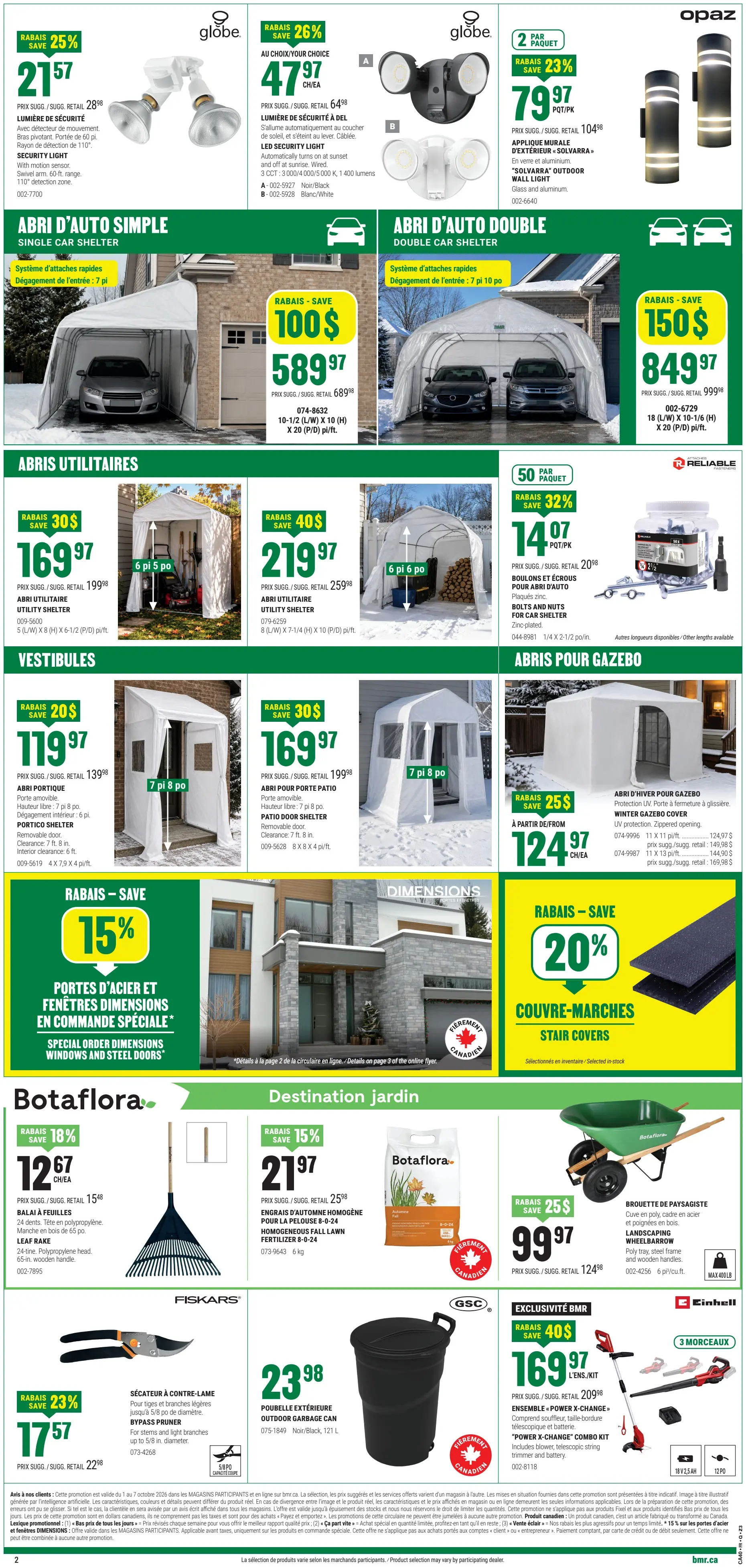 Circulaire BMR — page 6, du 1 au 7 octobre 2026