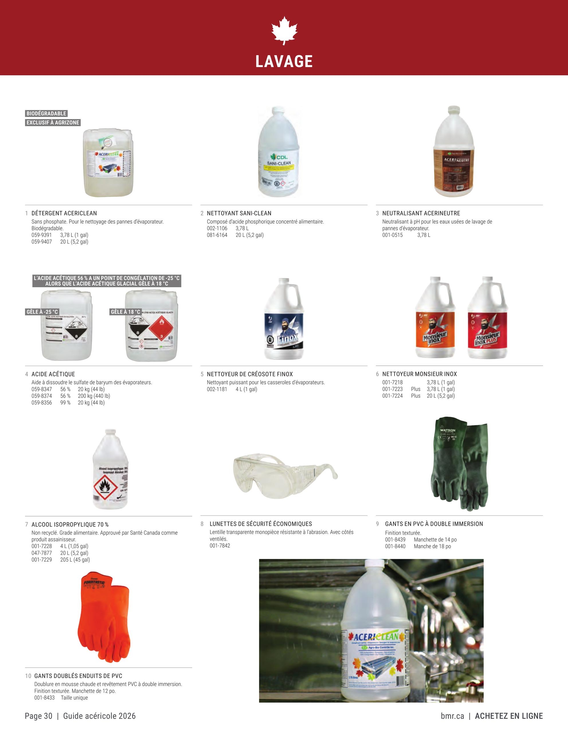 Circulaire BMR Guide Acericole Saison 2026 — page 30, du 1 janvier au 31 décembre 2026