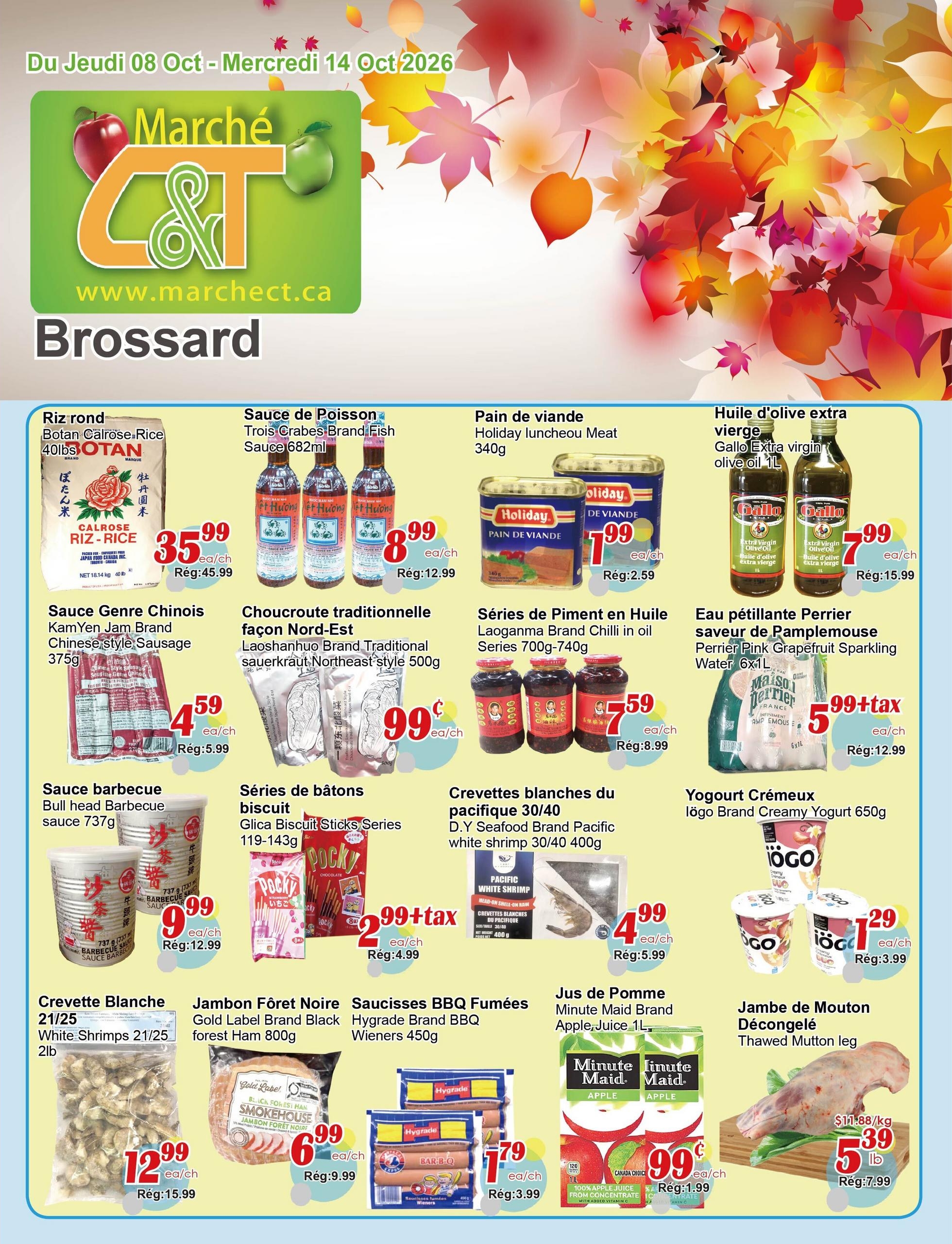 Circulaire Brossard — page 2, du 8 au 14 octobre 2026