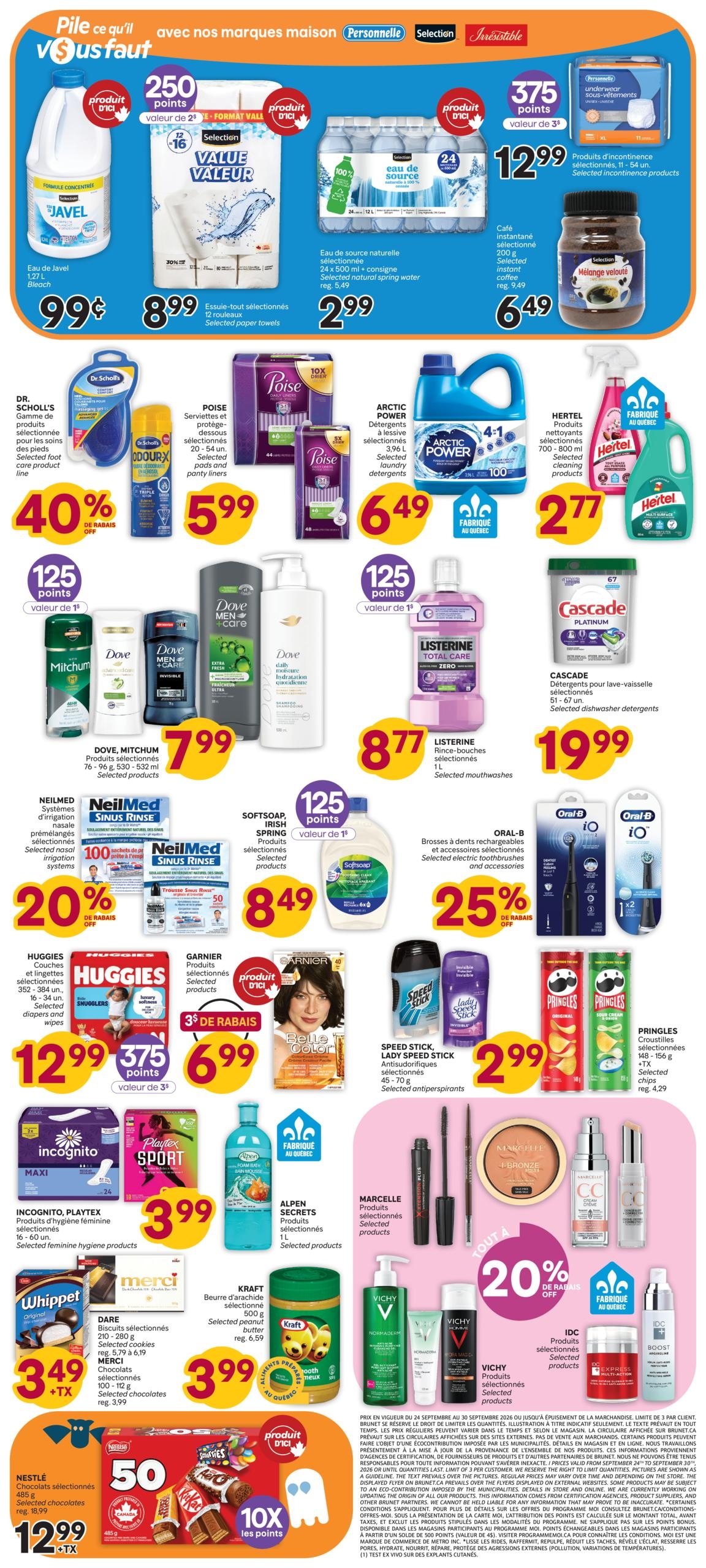 Circulaire Brunet — page 9, du 24 au 30 septembre 2026