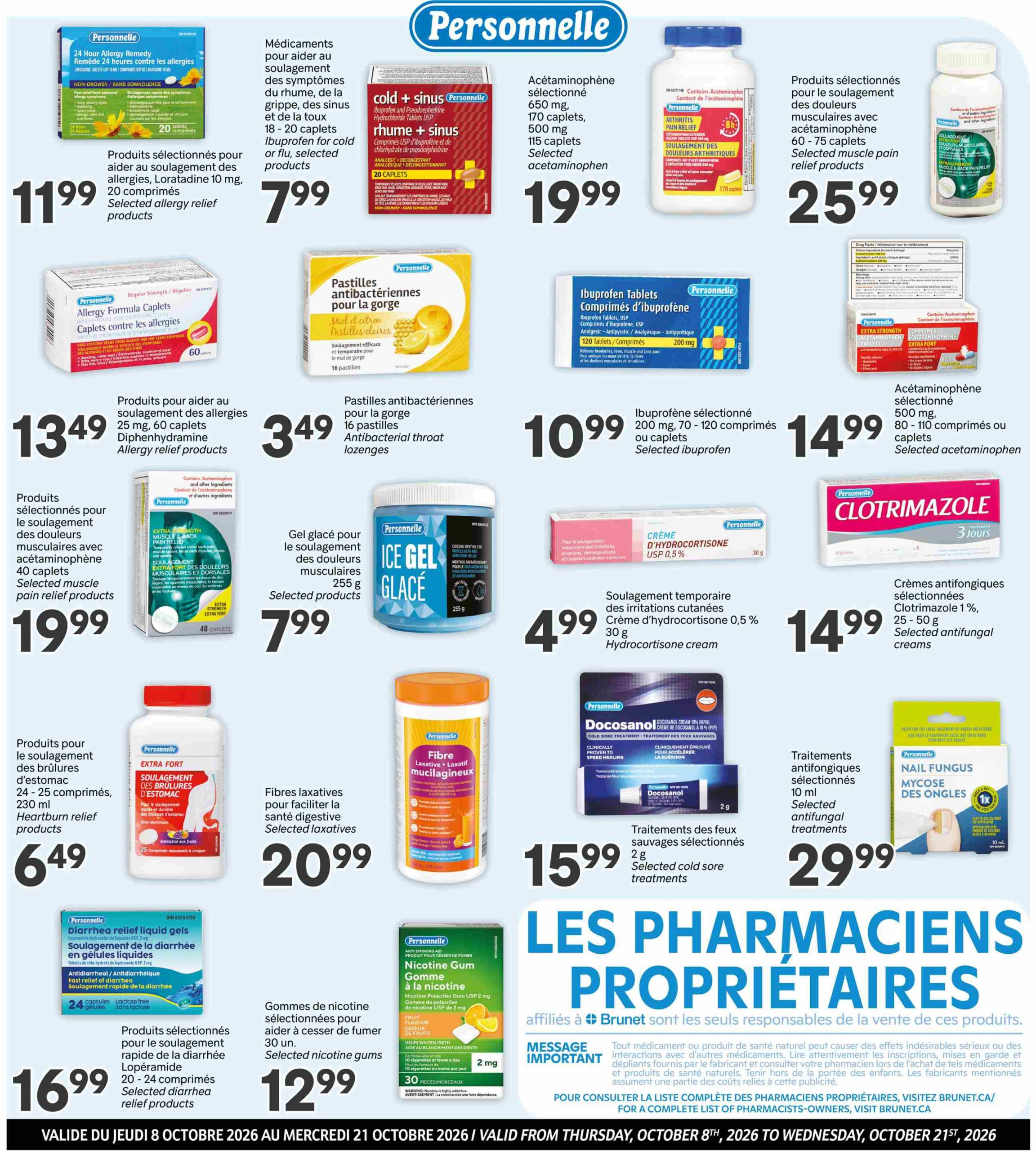 Circulaire Brunet Clinique — page 3, du 8 au 21 octobre 2026