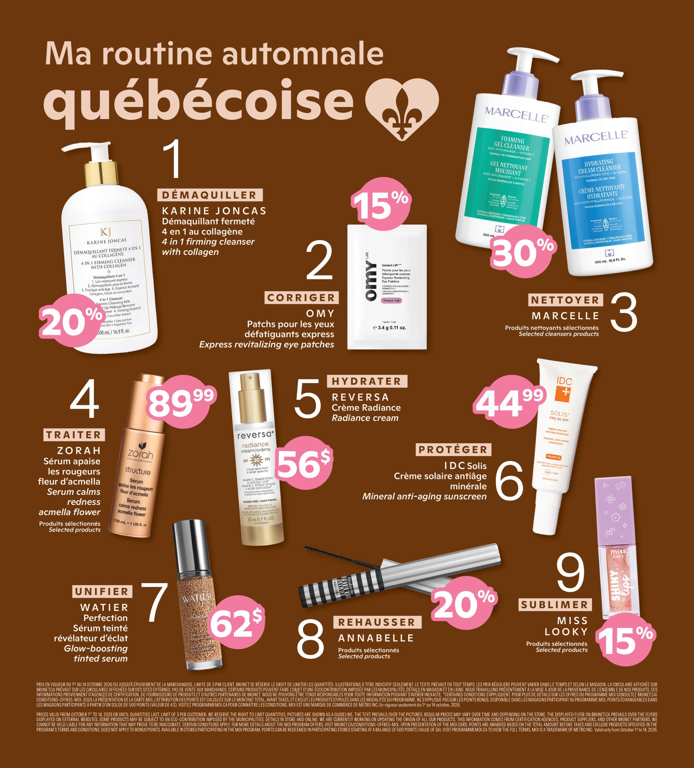 Circulaire Brunet Ma Peau En Beaute — page 12, du 1 au 14 octobre 2026