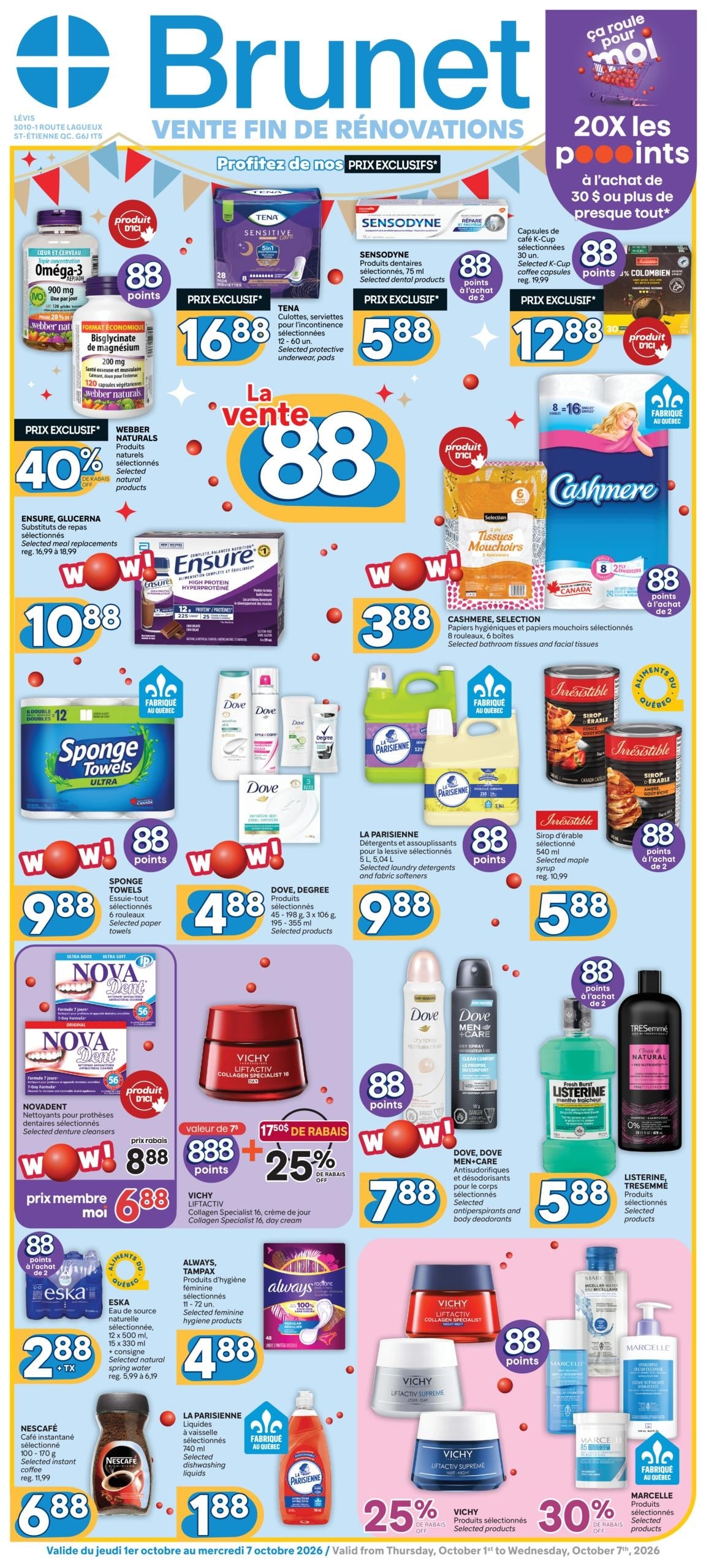 Circulaire Brunet Pharmacie 2 — page 3, du 1 au 7 octobre 2026