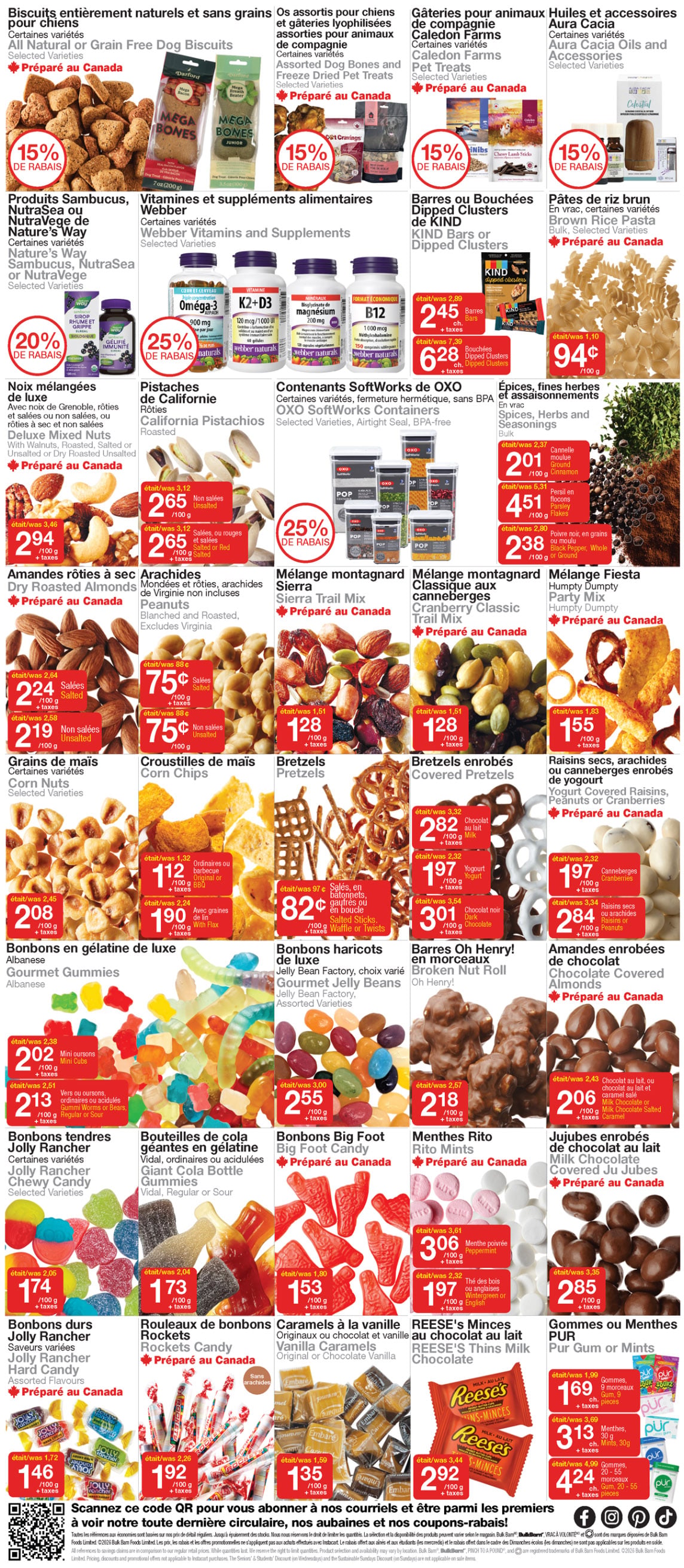 Circulaire Bulk Barn — page 3, du 24 septembre au 7 octobre 2026