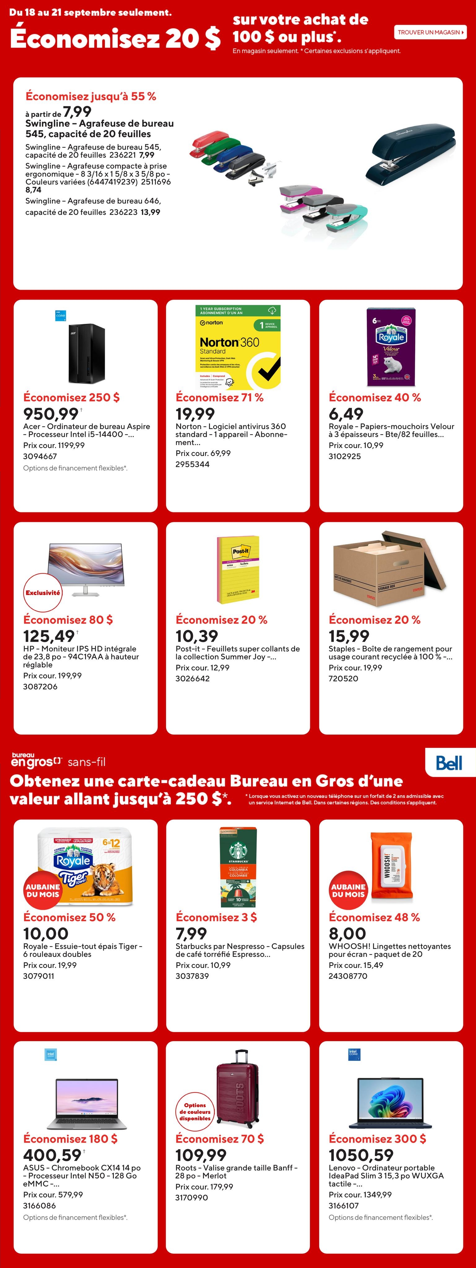 Circulaire Bureau en Gros — page 6, du 18 au 24 septembre 2026