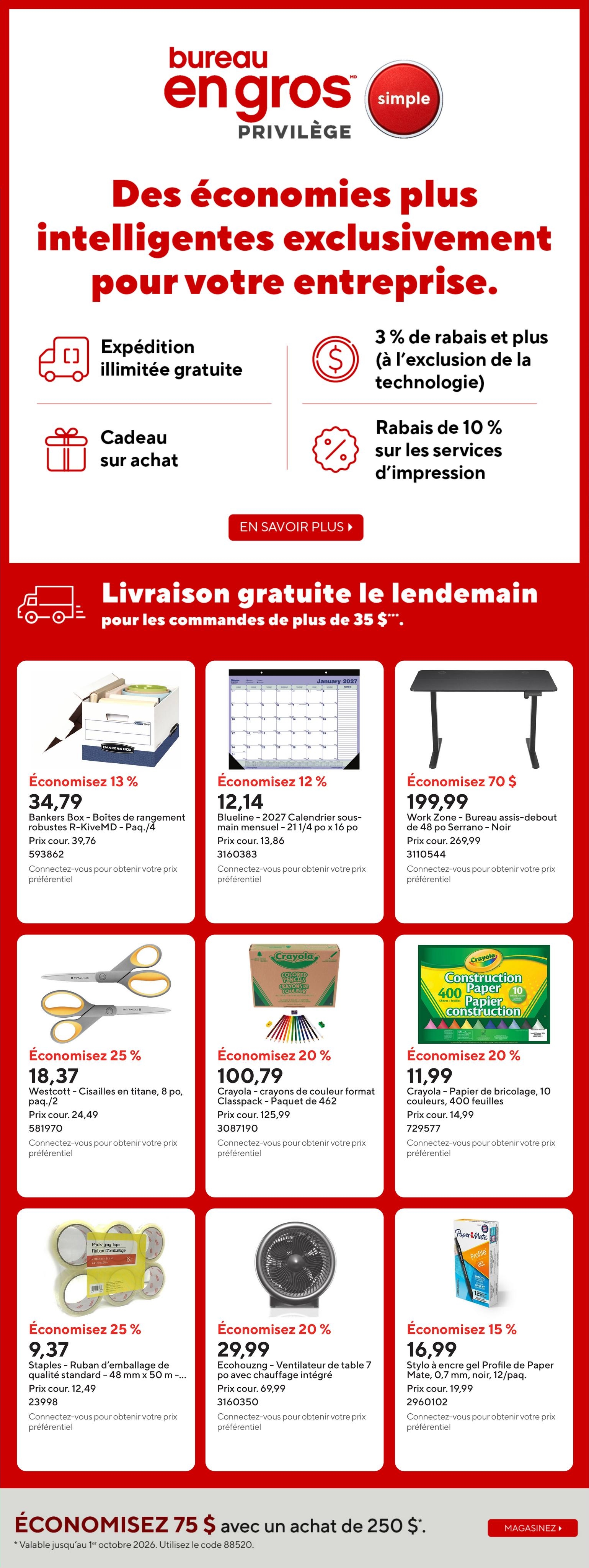 Circulaire Bureau en Gros — page 14, du 2 au 8 octobre 2026