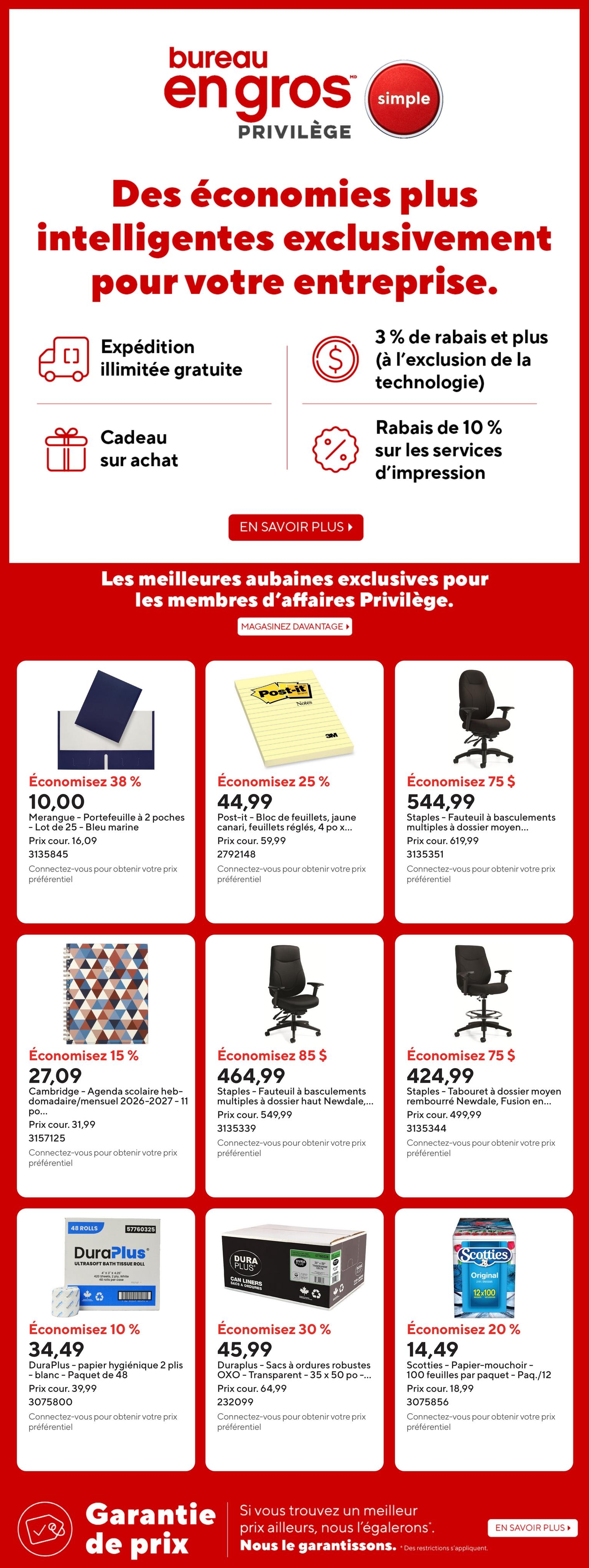 Circulaire Bureau en Gros — page 16, du 9 au 15 octobre 2026