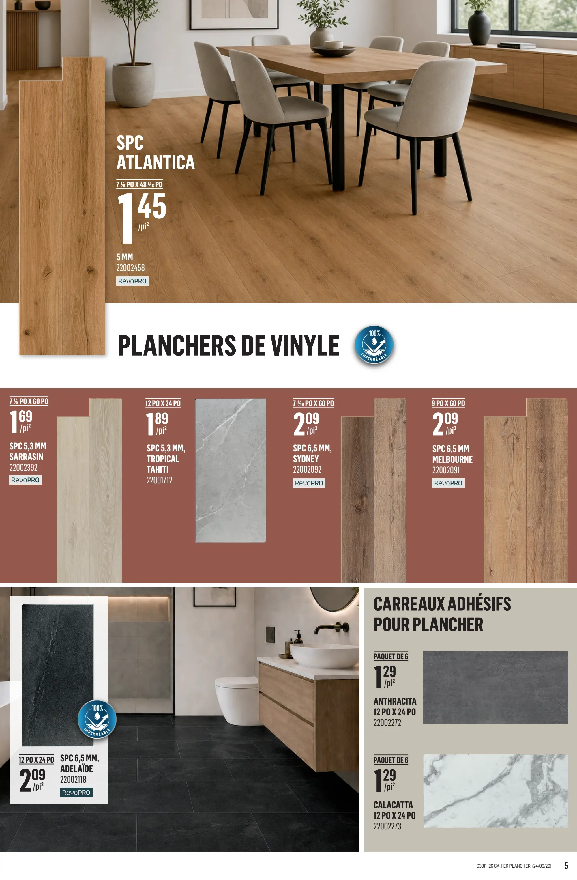 Circulaire Canac Inspiration Decor — page 5, du 24 septembre au 7 octobre 2026