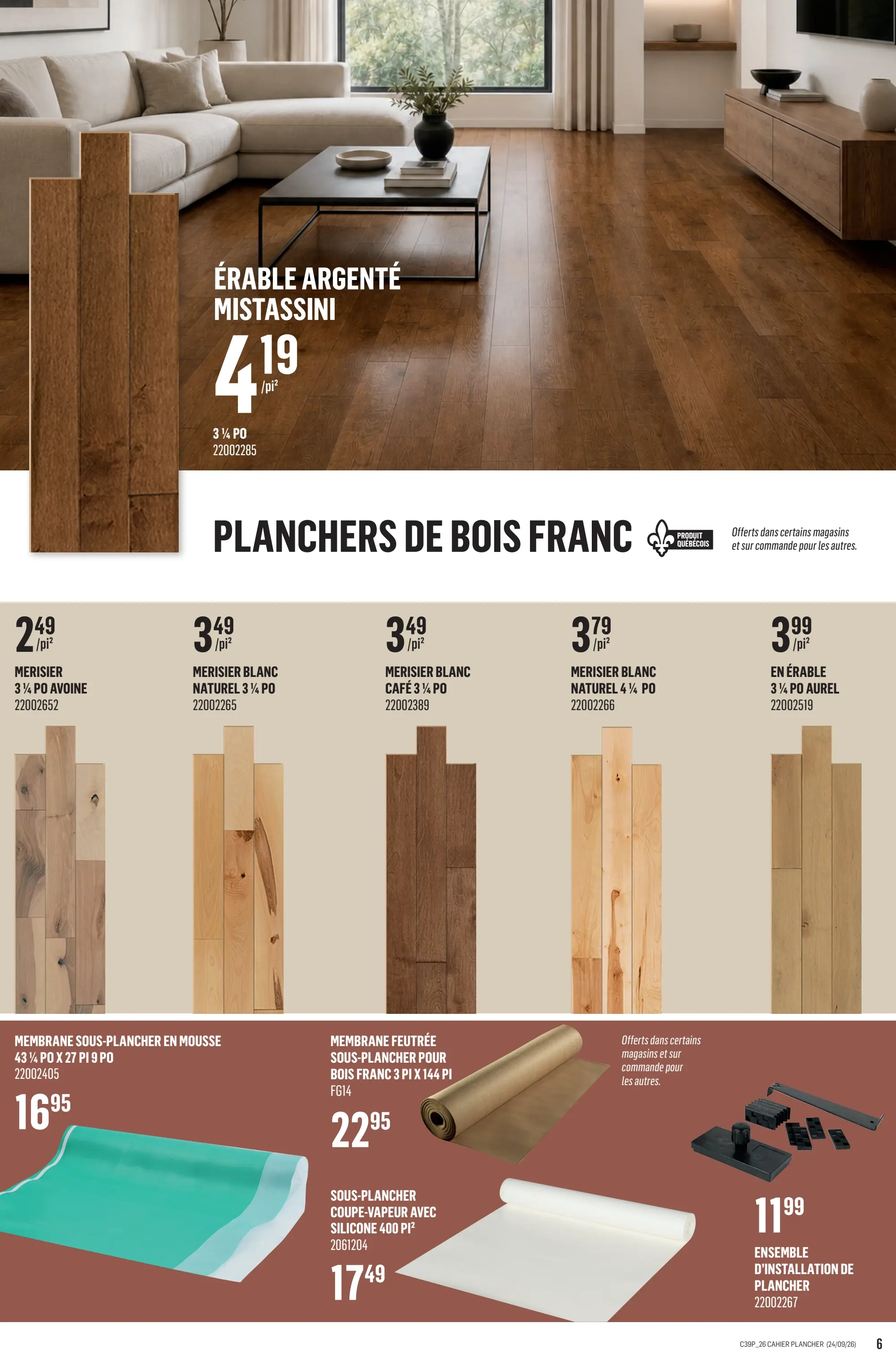 Circulaire Canac Inspiration Decor — page 6, du 24 septembre au 7 octobre 2026