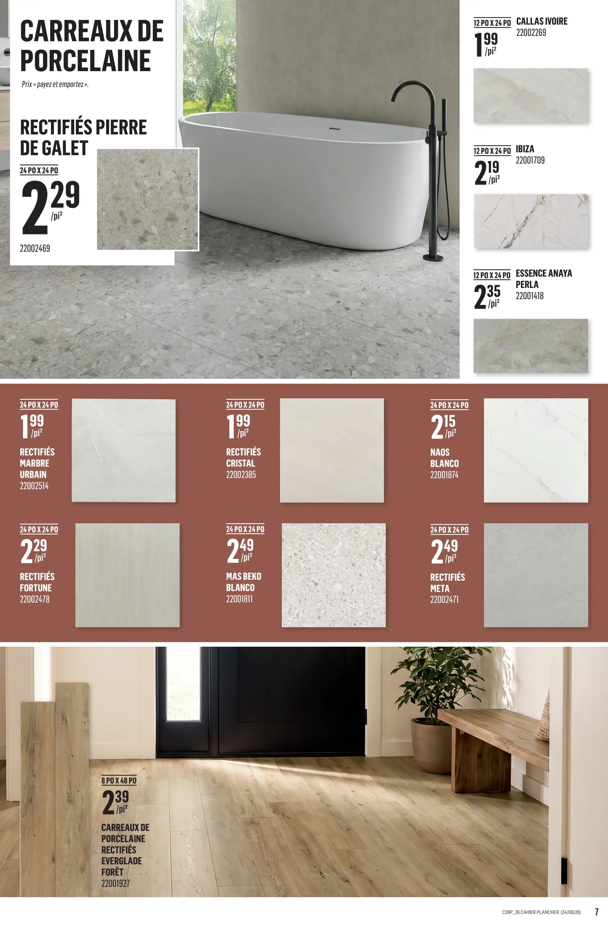 Circulaire Canac Inspiration Decor — page 7, du 24 septembre au 7 octobre 2026