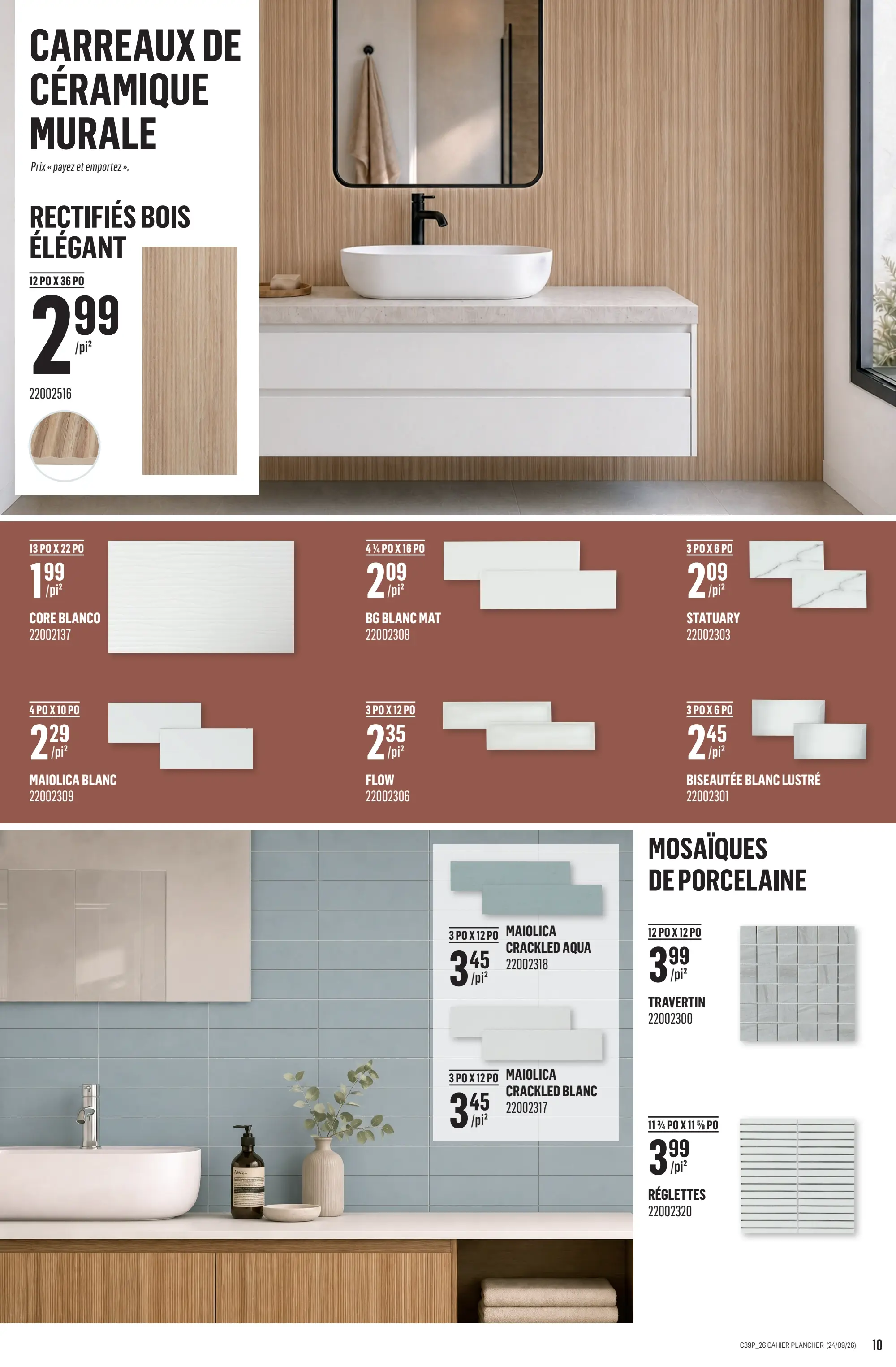 Circulaire Canac Inspiration Decor — page 10, du 24 septembre au 7 octobre 2026