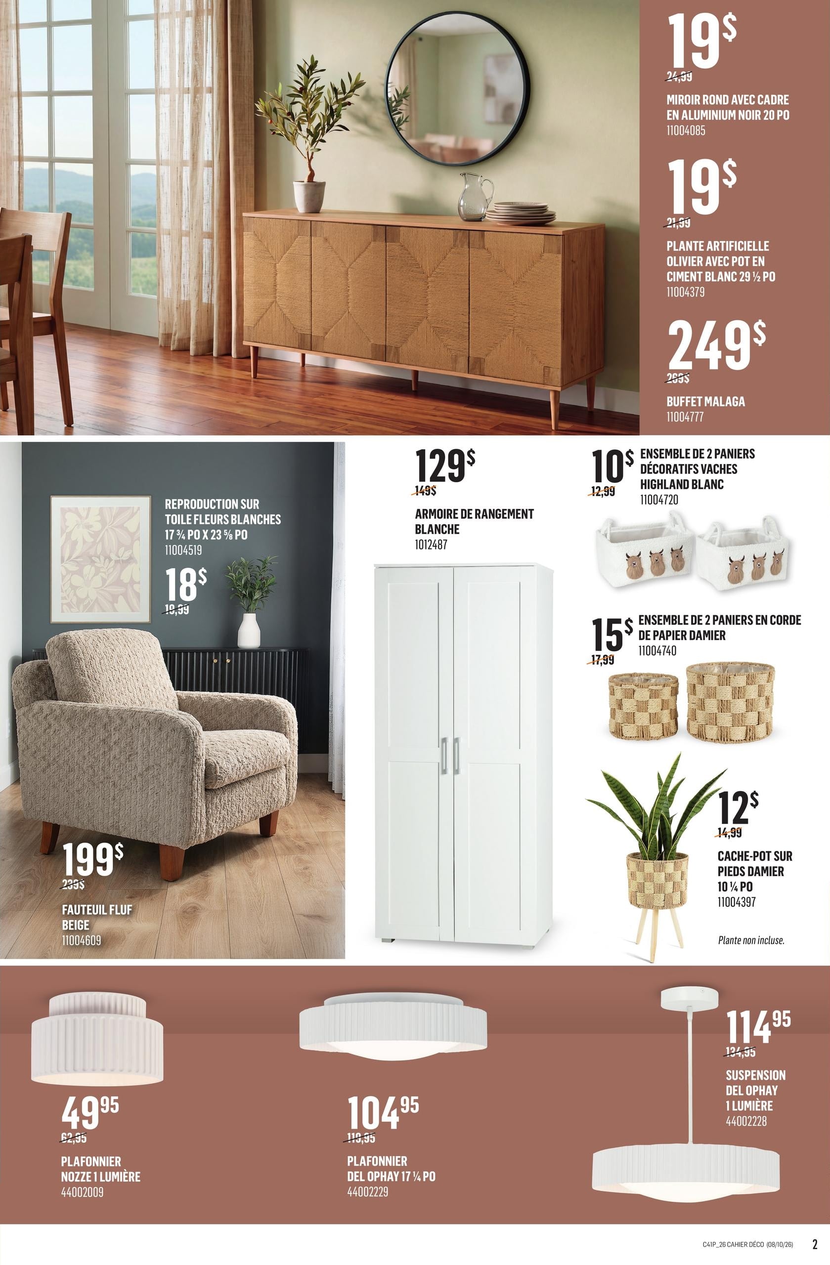 Circulaire Canac Inspiration Decor — page 2, du 8 au 21 octobre 2026