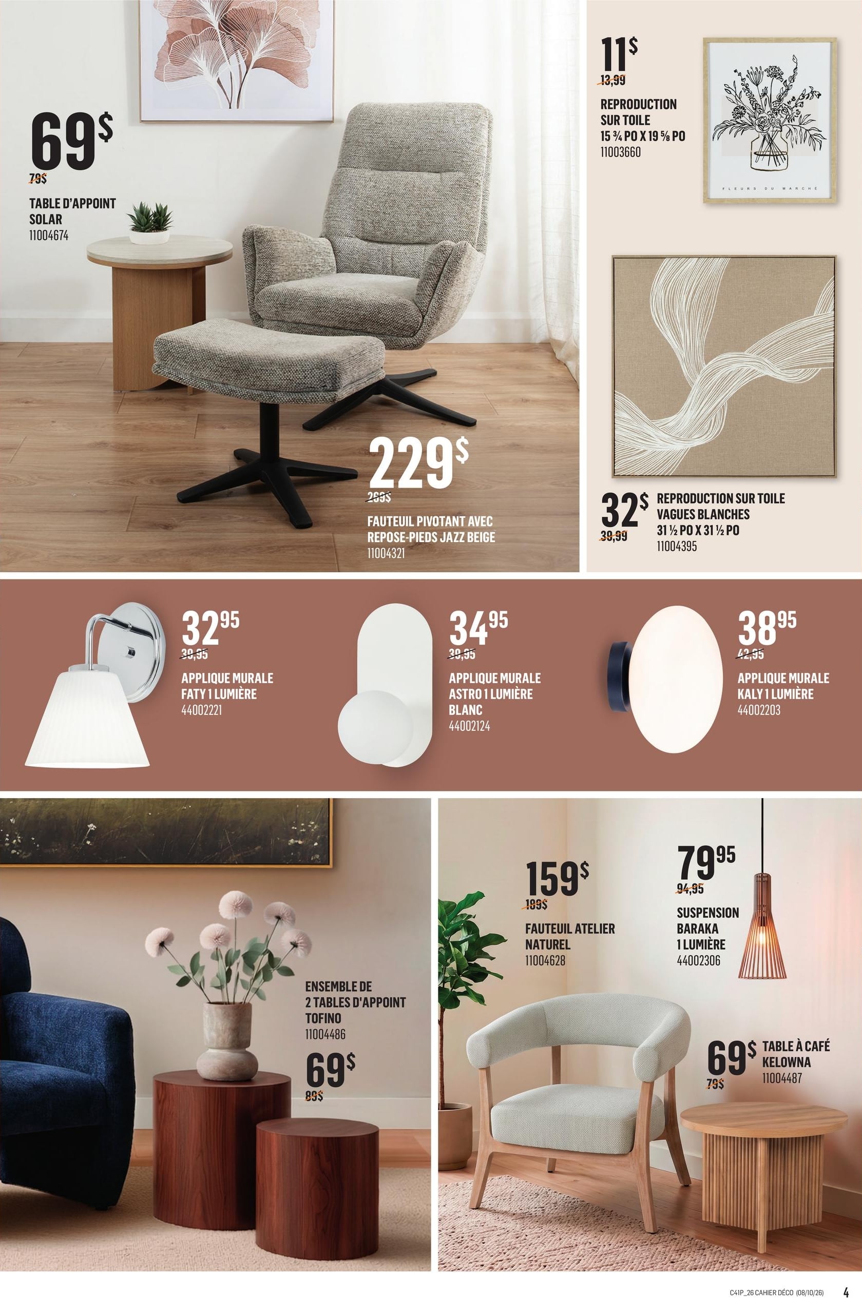 Circulaire Canac Inspiration Decor — page 4, du 8 au 21 octobre 2026