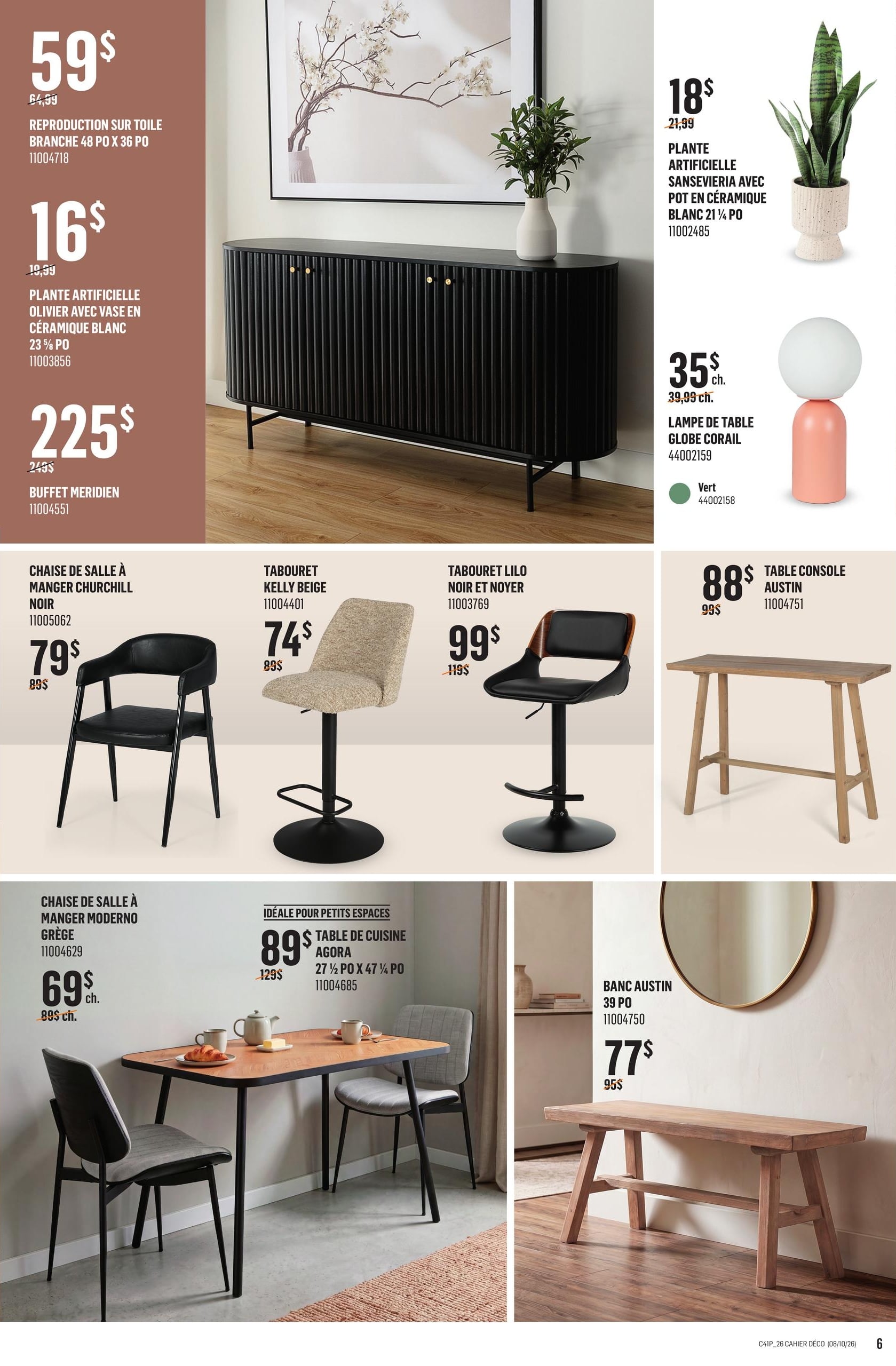 Circulaire Canac Inspiration Decor — page 6, du 8 au 21 octobre 2026