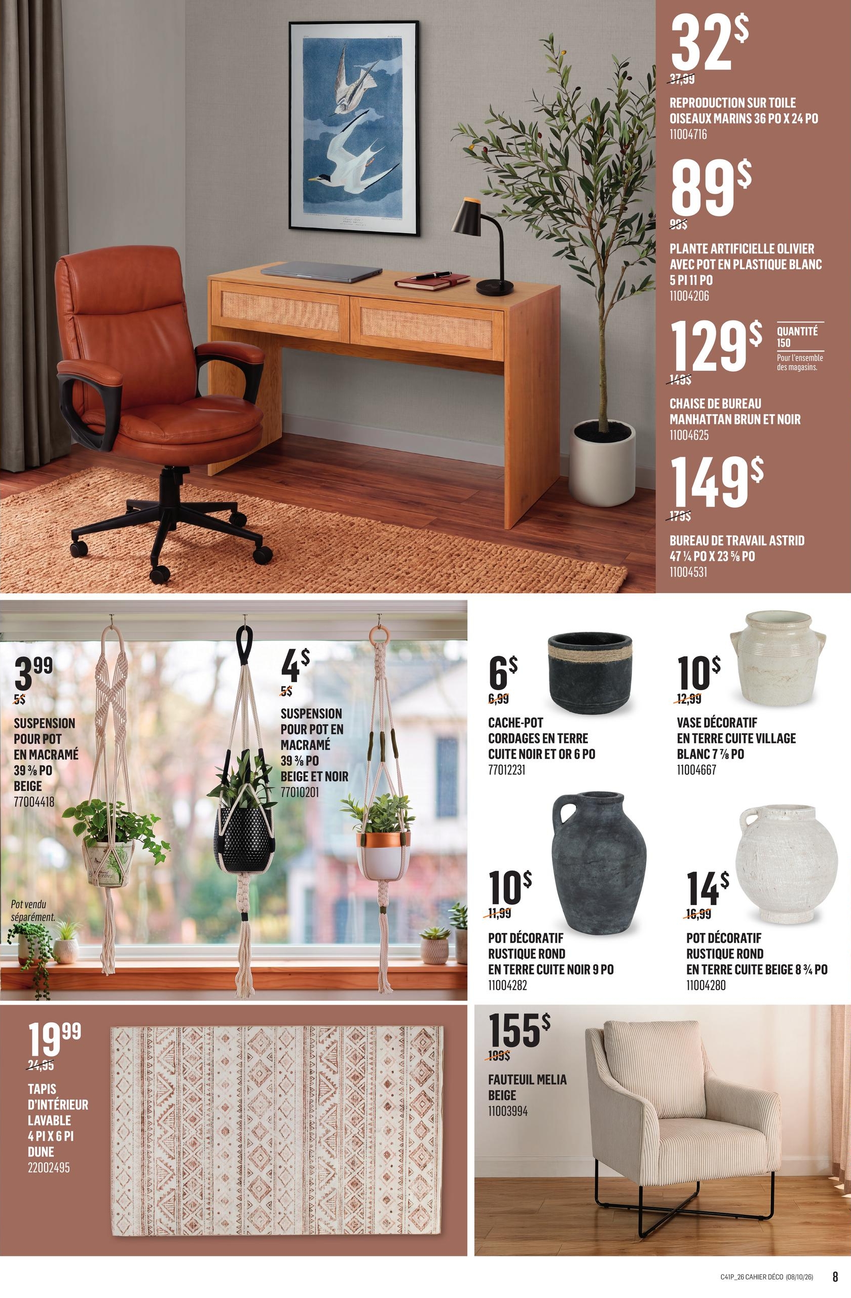 Circulaire Canac Inspiration Decor — page 8, du 8 au 21 octobre 2026