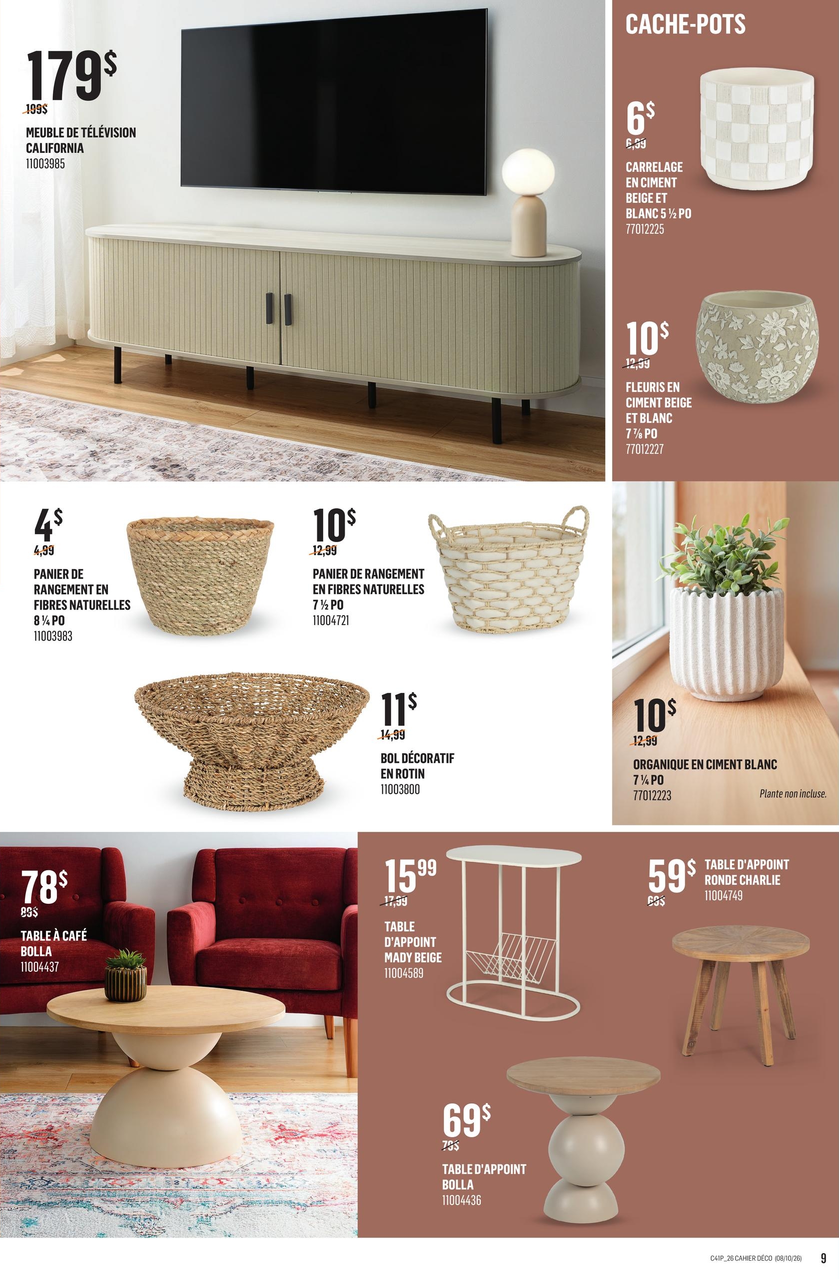 Circulaire Canac Inspiration Decor — page 9, du 8 au 21 octobre 2026