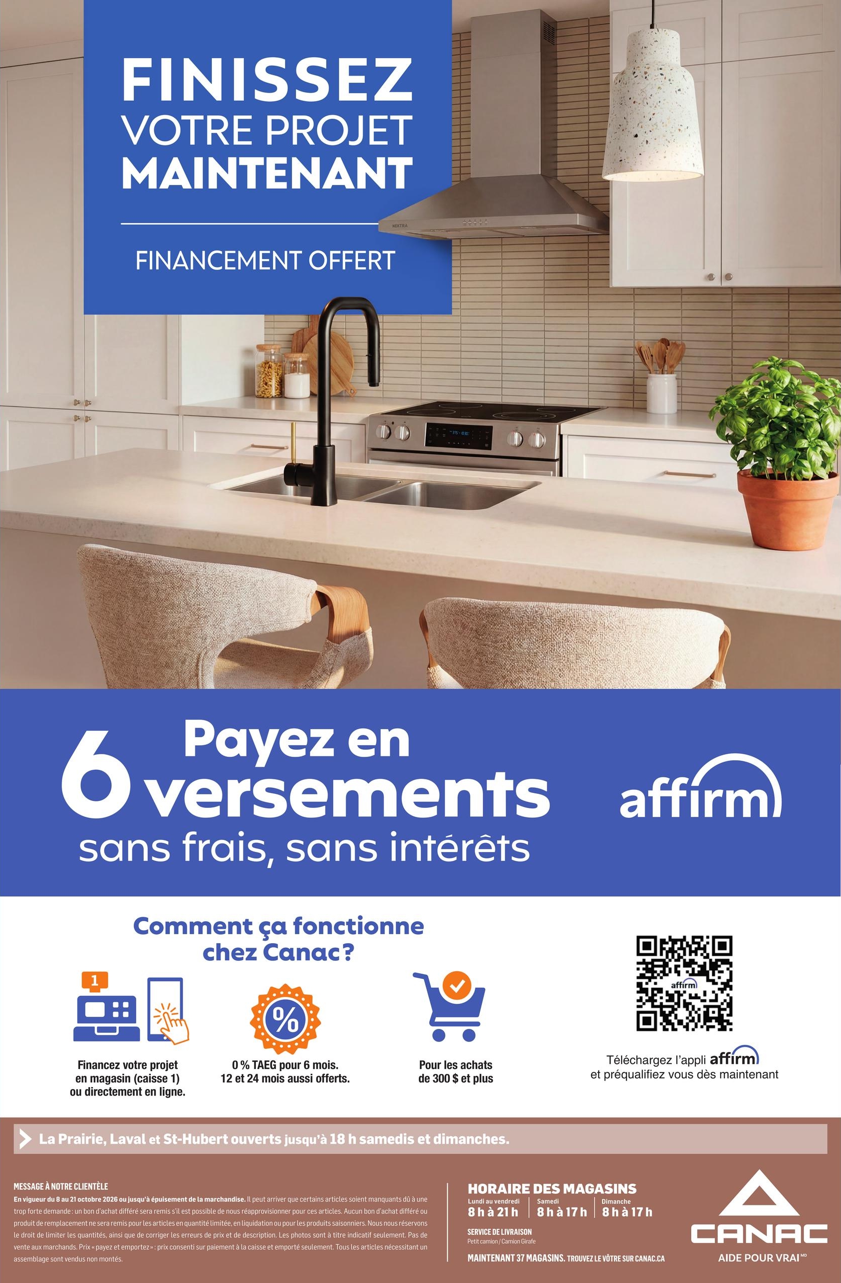 Circulaire Canac Inspiration Decor — page 11, du 8 au 21 octobre 2026