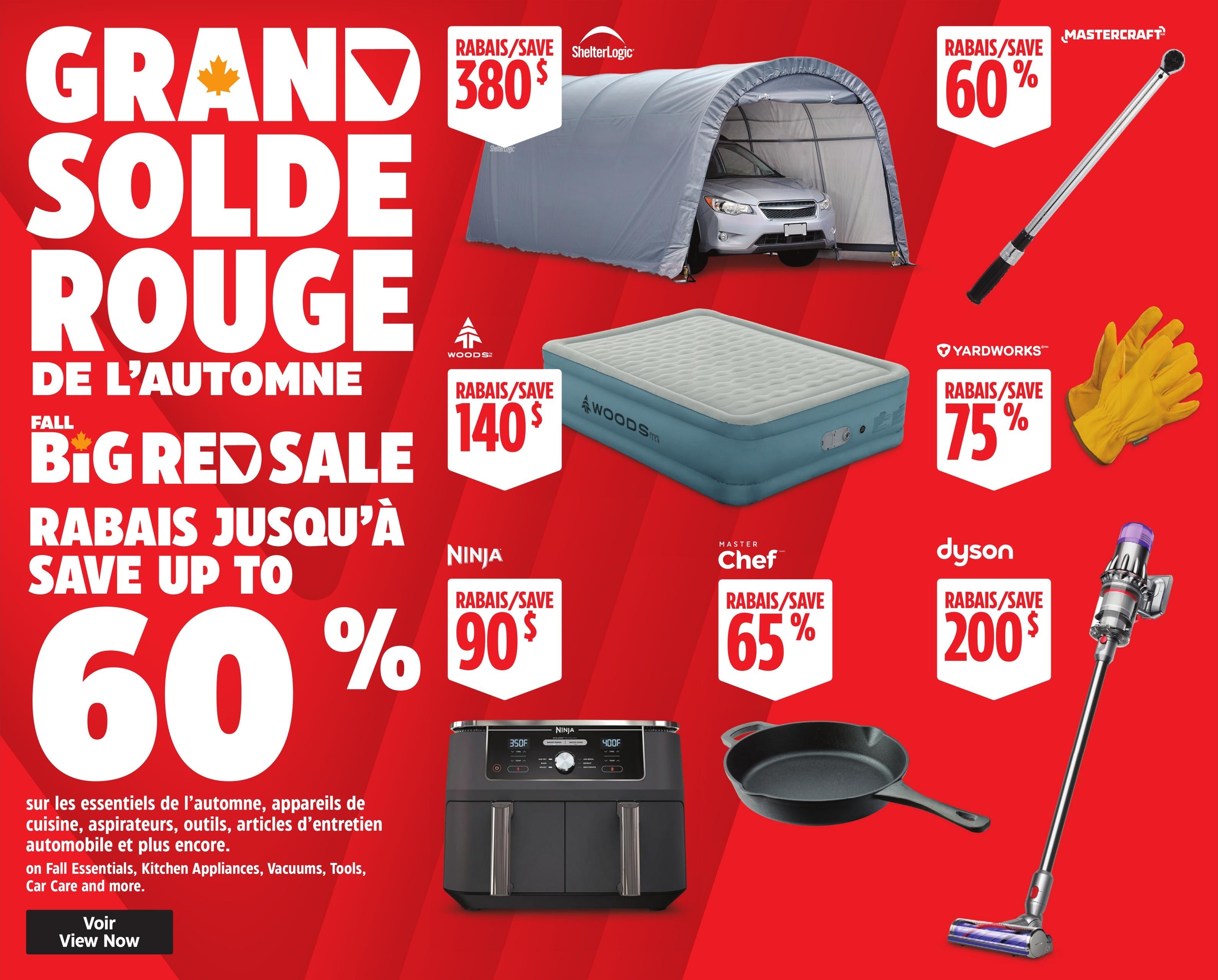 Circulaire Canadian Tire — page 3, du 6 août au 24 septembre 2026