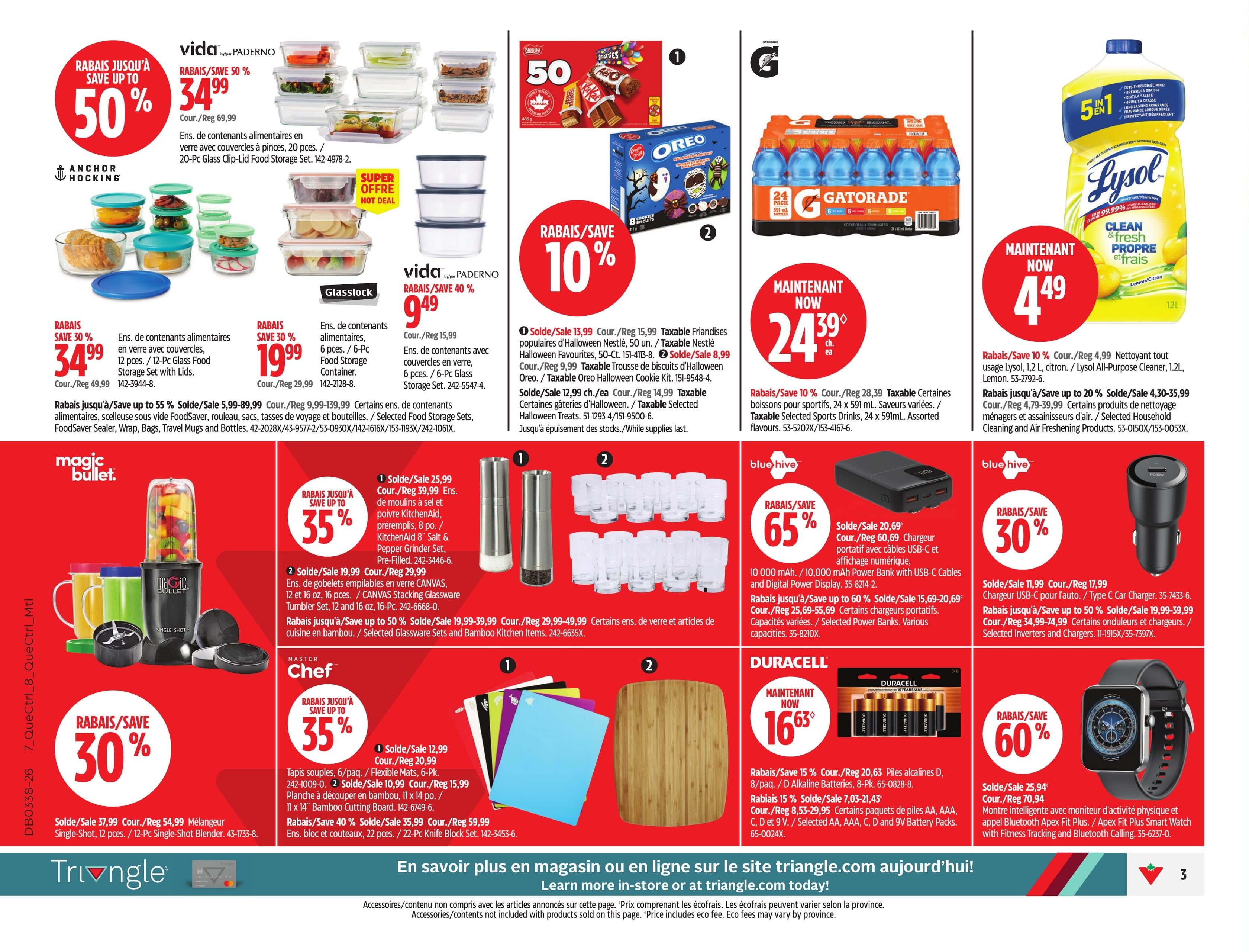 Circulaire Canadian Tire — page 5, du 6 août au 24 septembre 2026