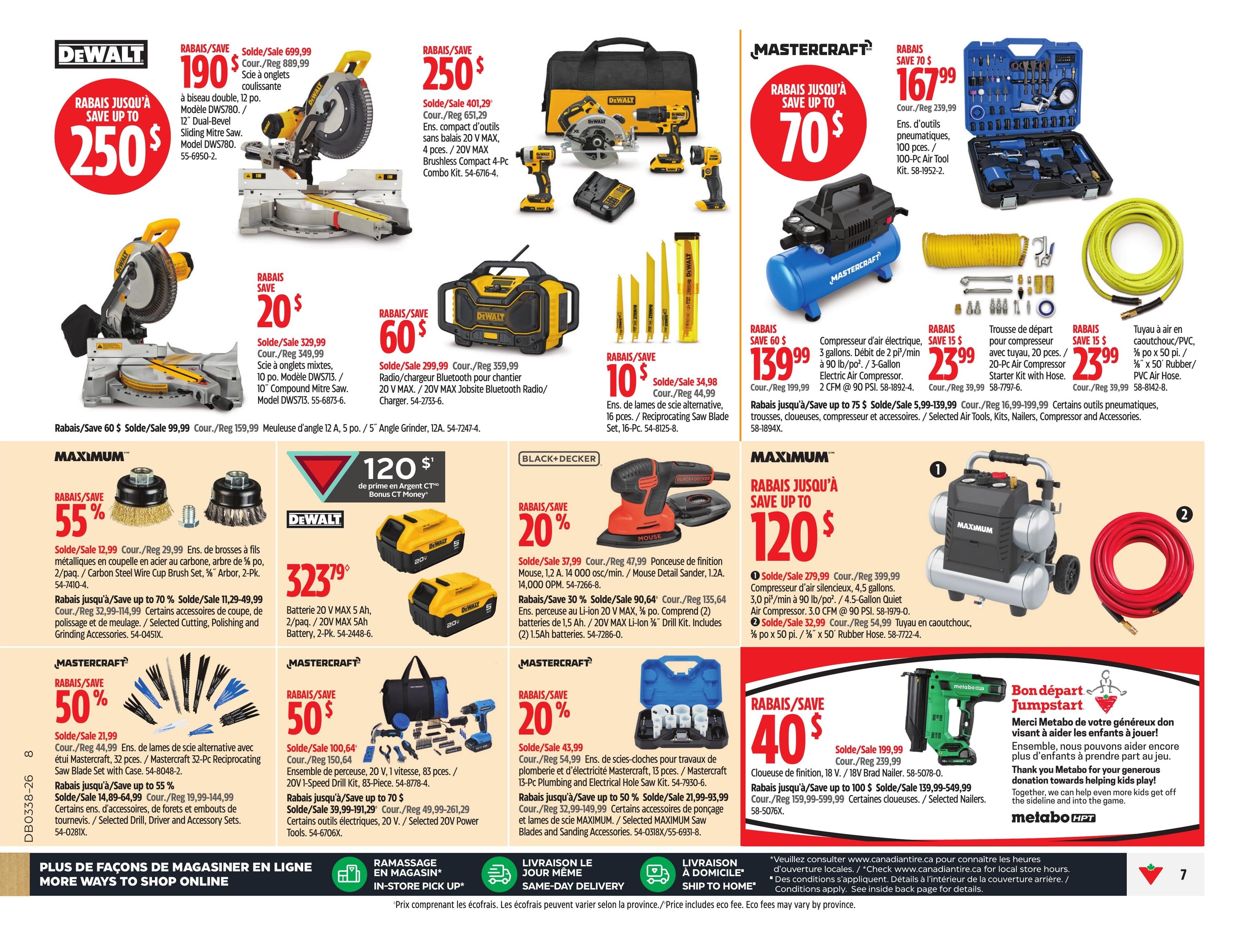 Circulaire Canadian Tire — page 10, du 6 août au 24 septembre 2026