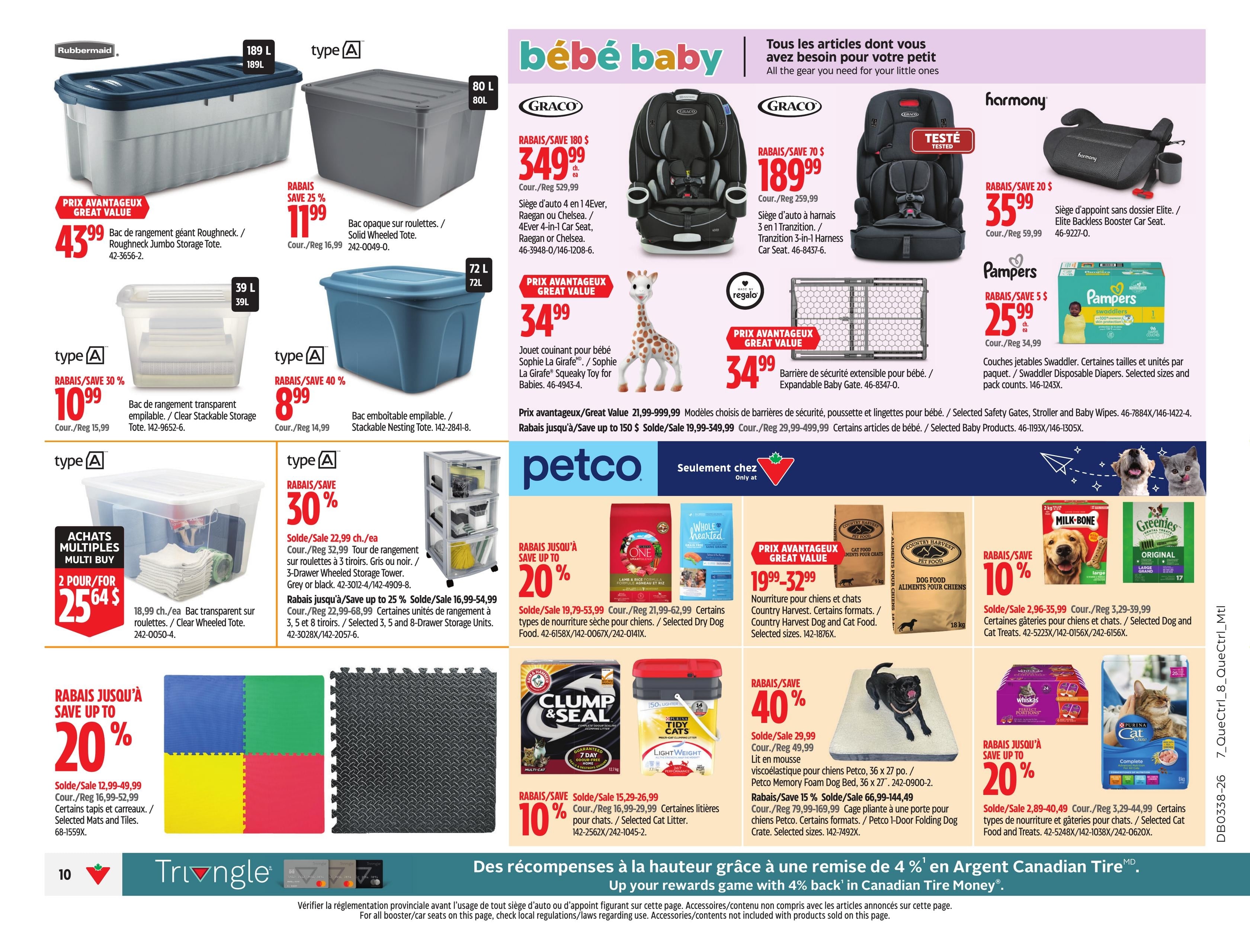 Circulaire Canadian Tire — page 14, du 6 août au 24 septembre 2026