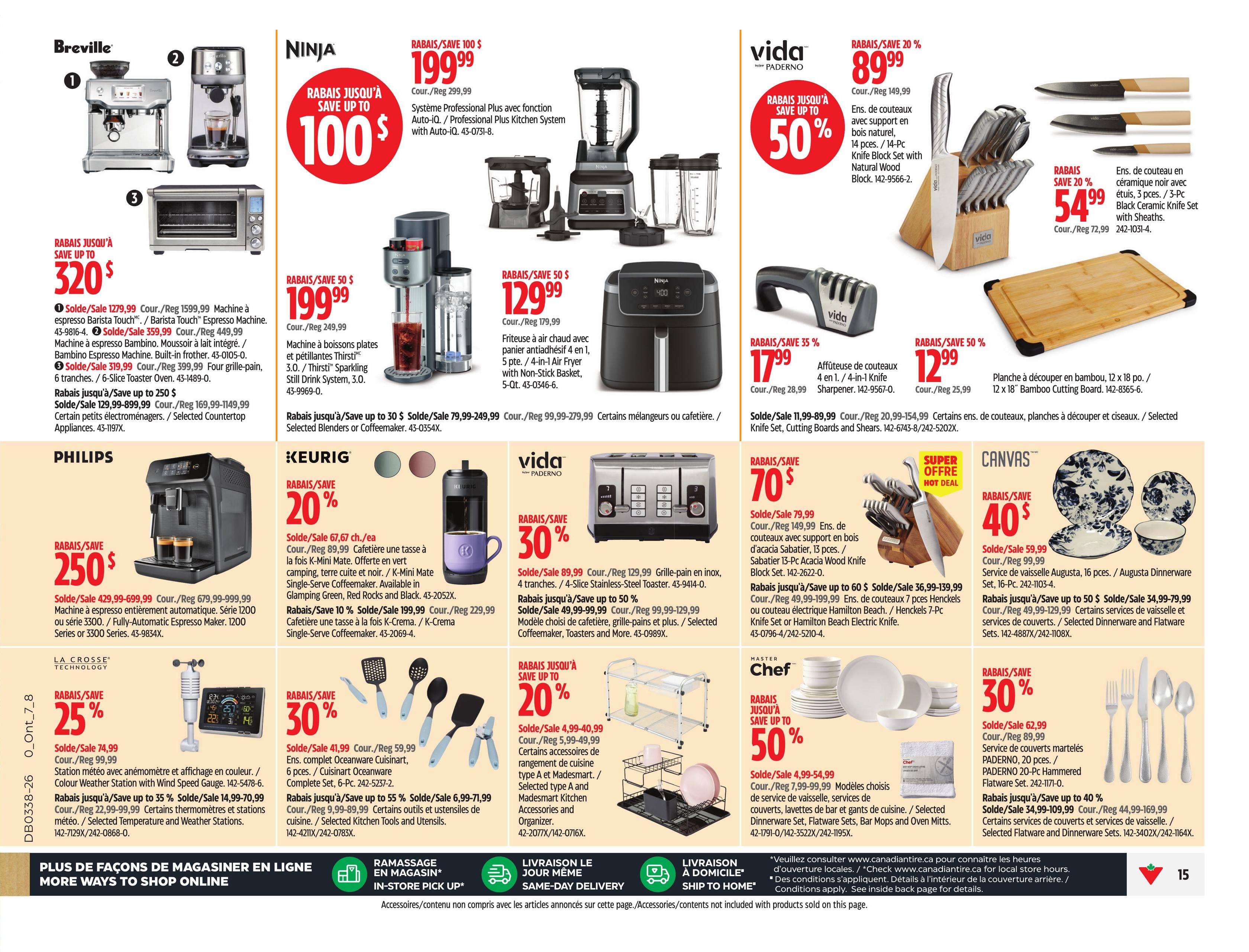 Circulaire Canadian Tire — page 21, du 6 août au 24 septembre 2026