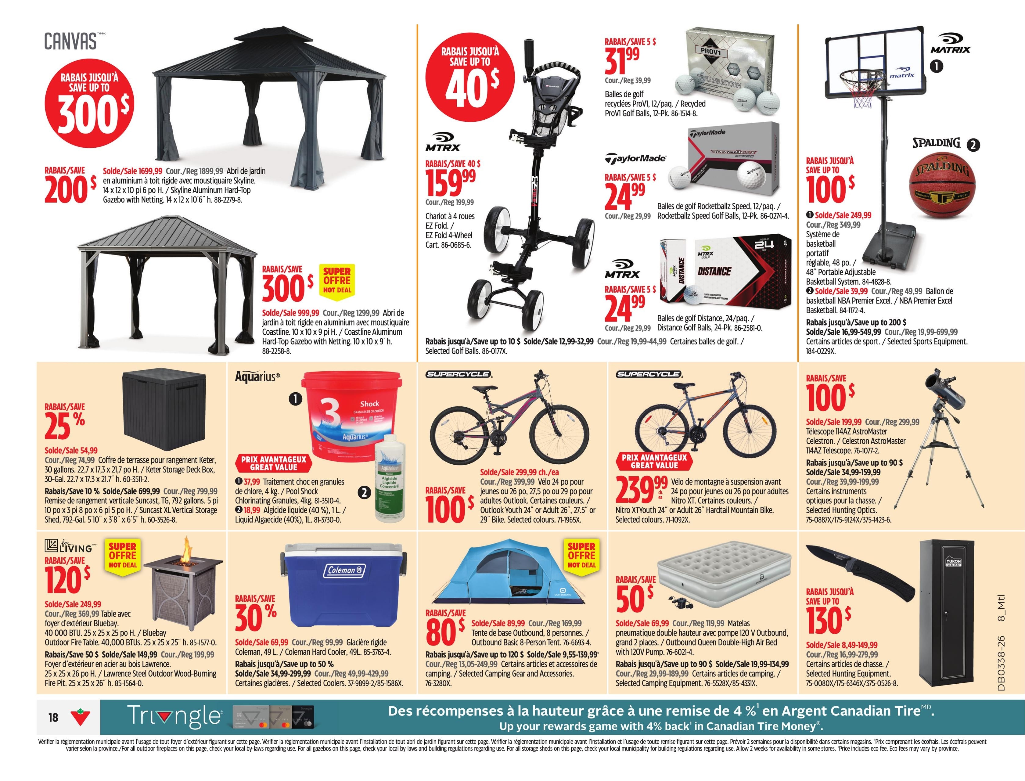 Circulaire Canadian Tire — page 25, du 6 août au 24 septembre 2026