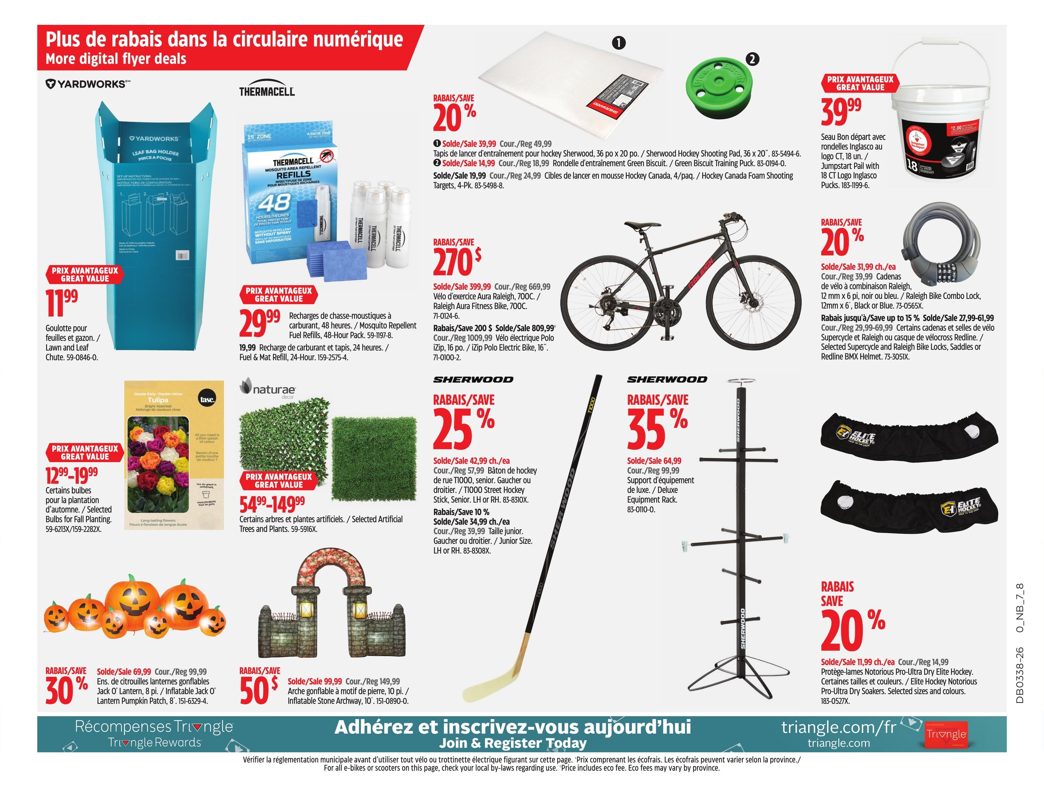 Circulaire Canadian Tire — page 26, du 6 août au 24 septembre 2026