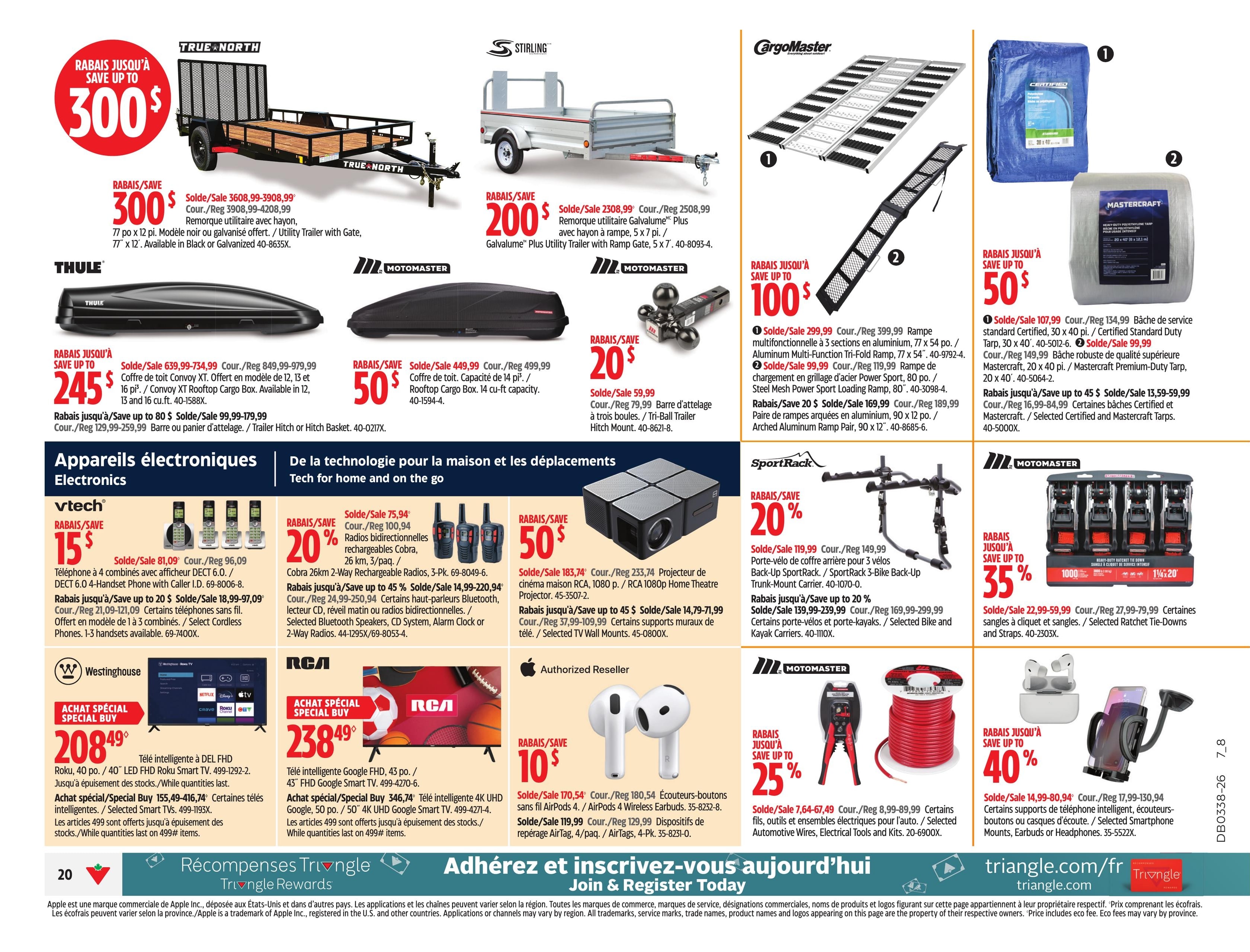 Circulaire Canadian Tire — page 28, du 6 août au 24 septembre 2026