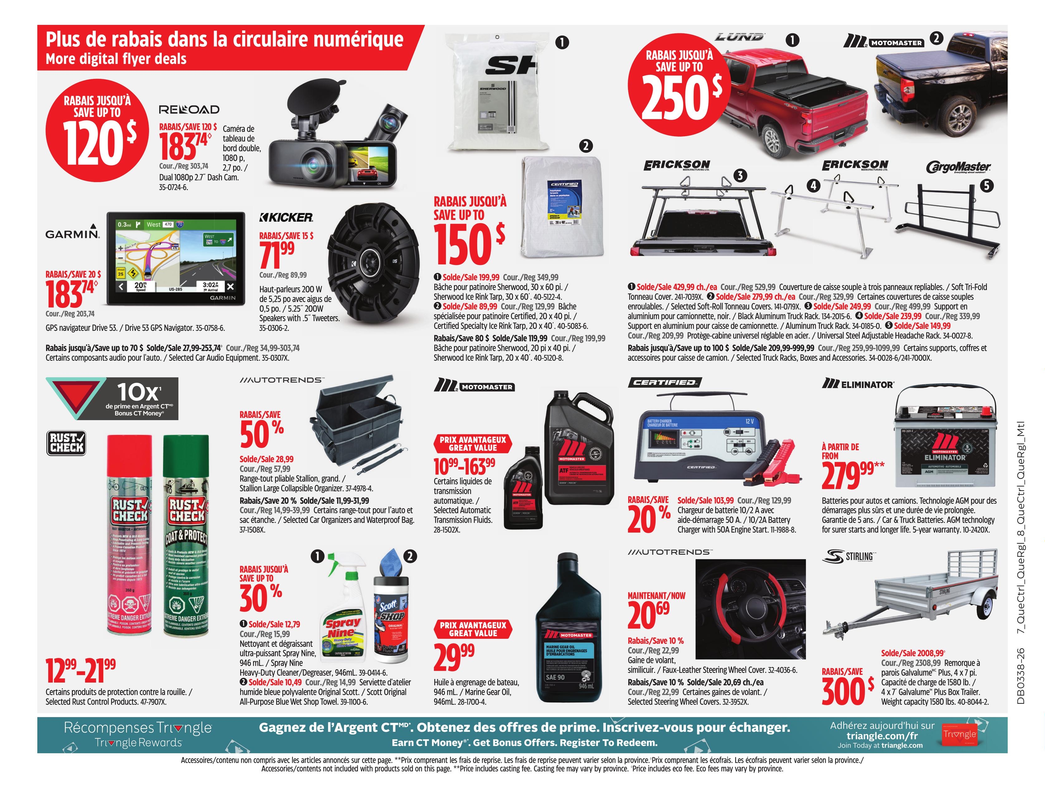 Circulaire Canadian Tire — page 30, du 6 août au 24 septembre 2026