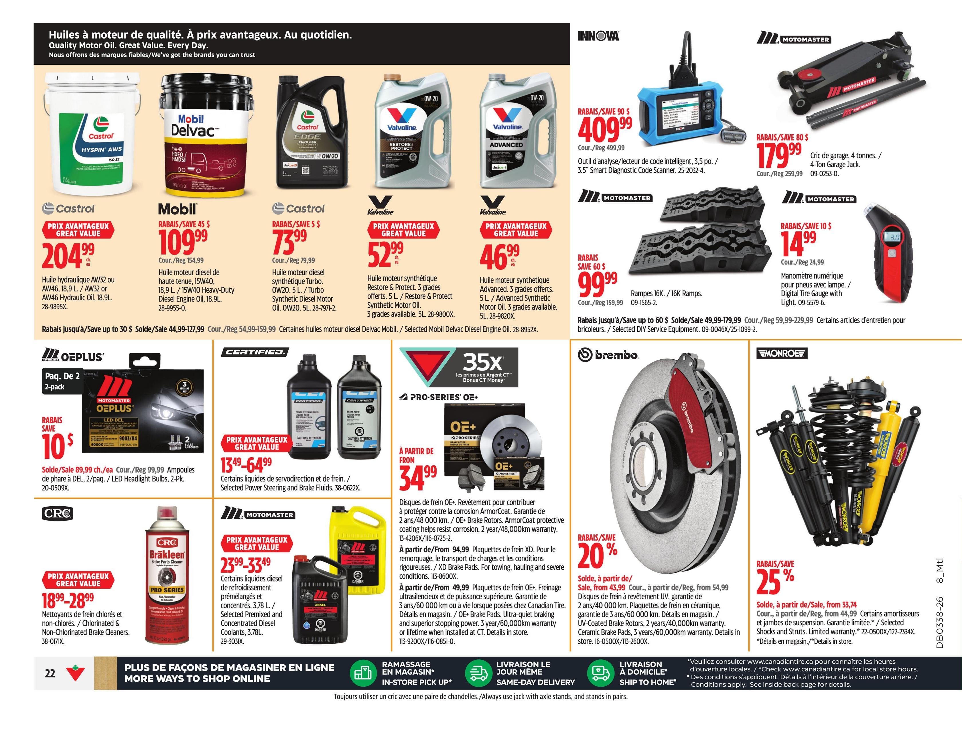 Circulaire Canadian Tire — page 32, du 6 août au 24 septembre 2026