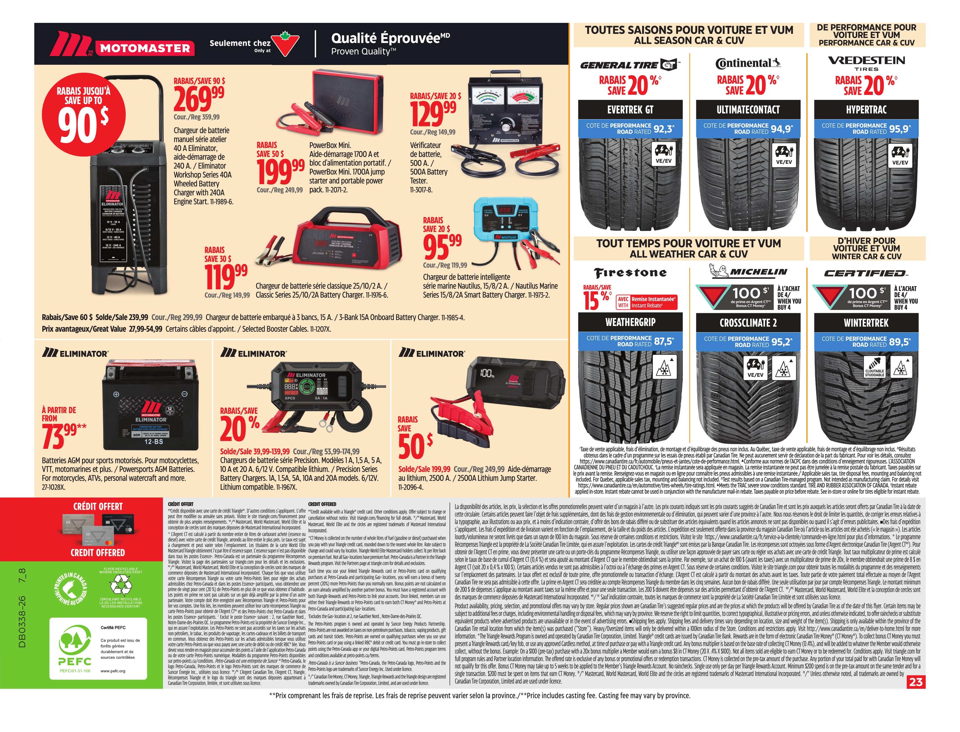 Circulaire Canadian Tire — page 33, du 6 août au 24 septembre 2026