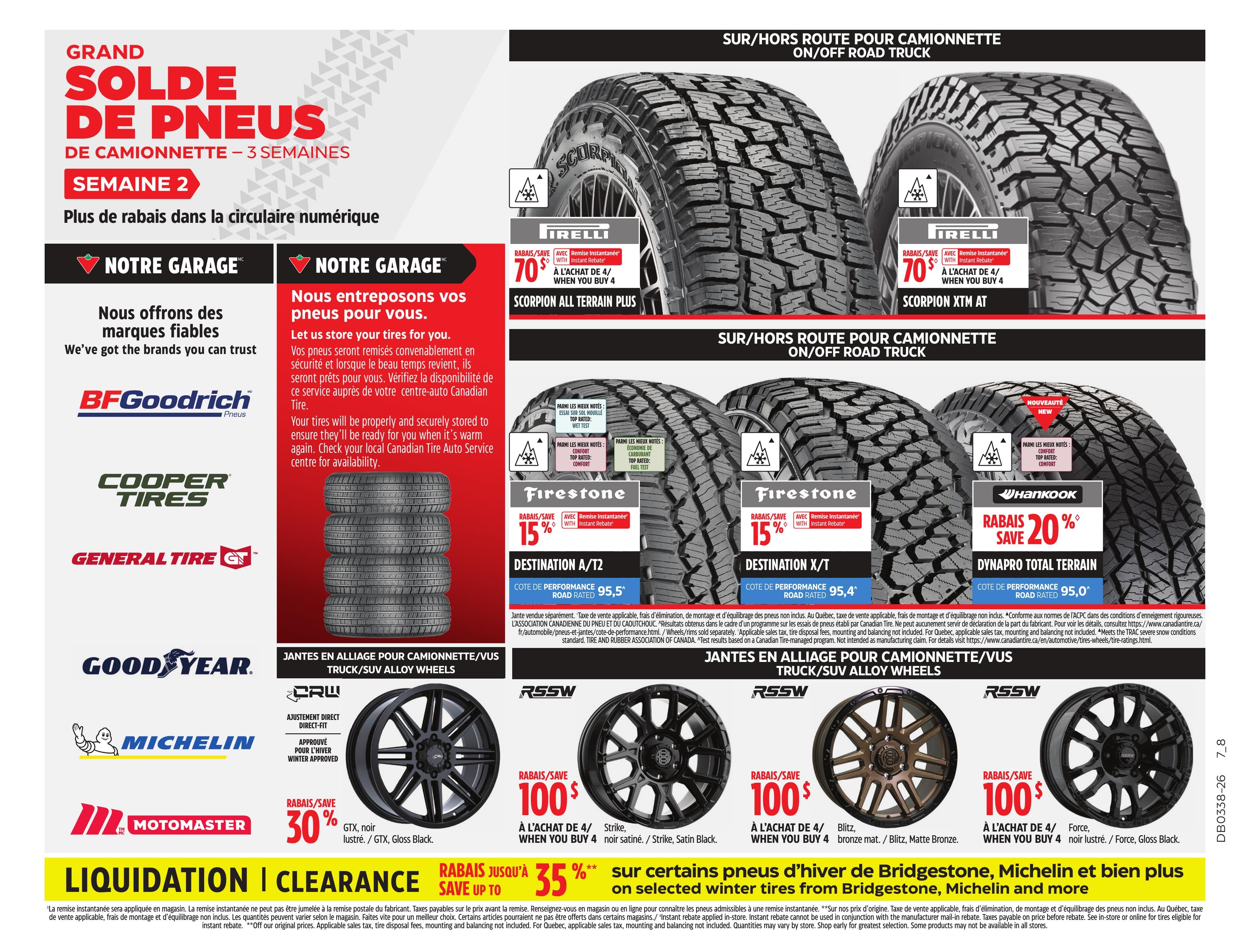 Circulaire Canadian Tire — page 34, du 6 août au 24 septembre 2026