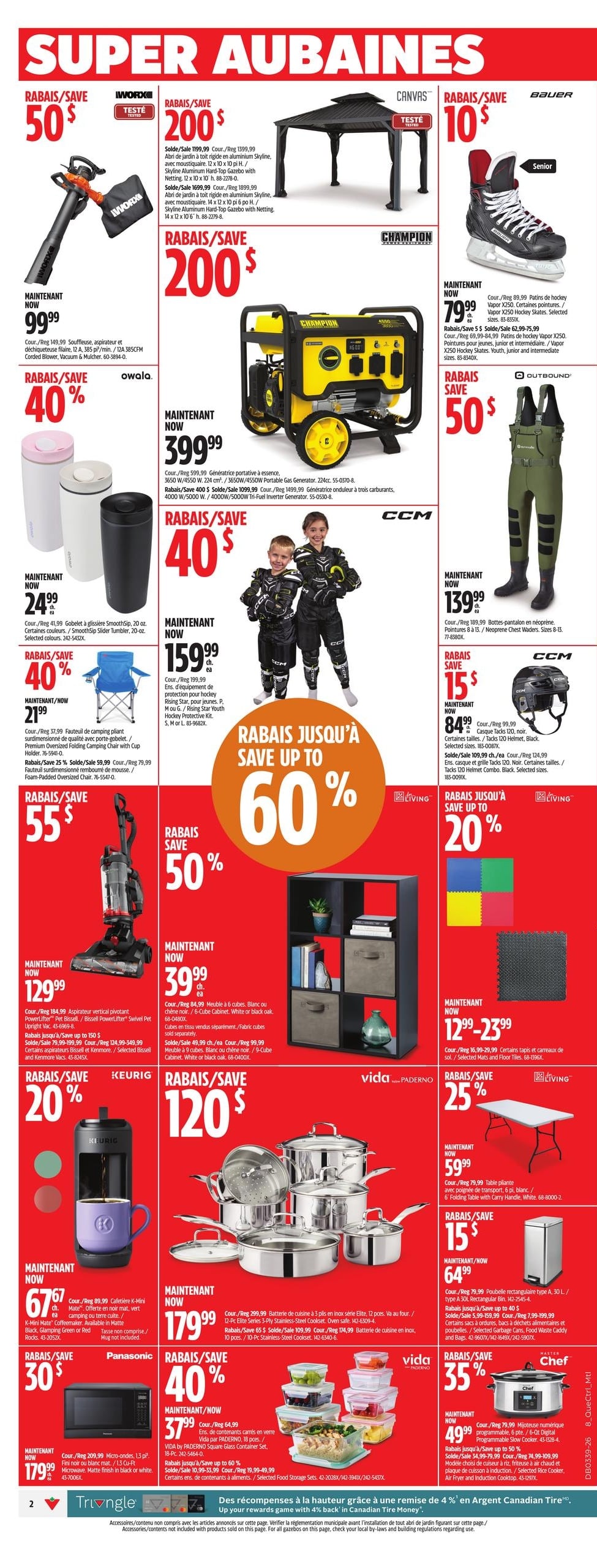 Circulaire Canadian Tire — page 3, du 24 au 30 septembre 2026