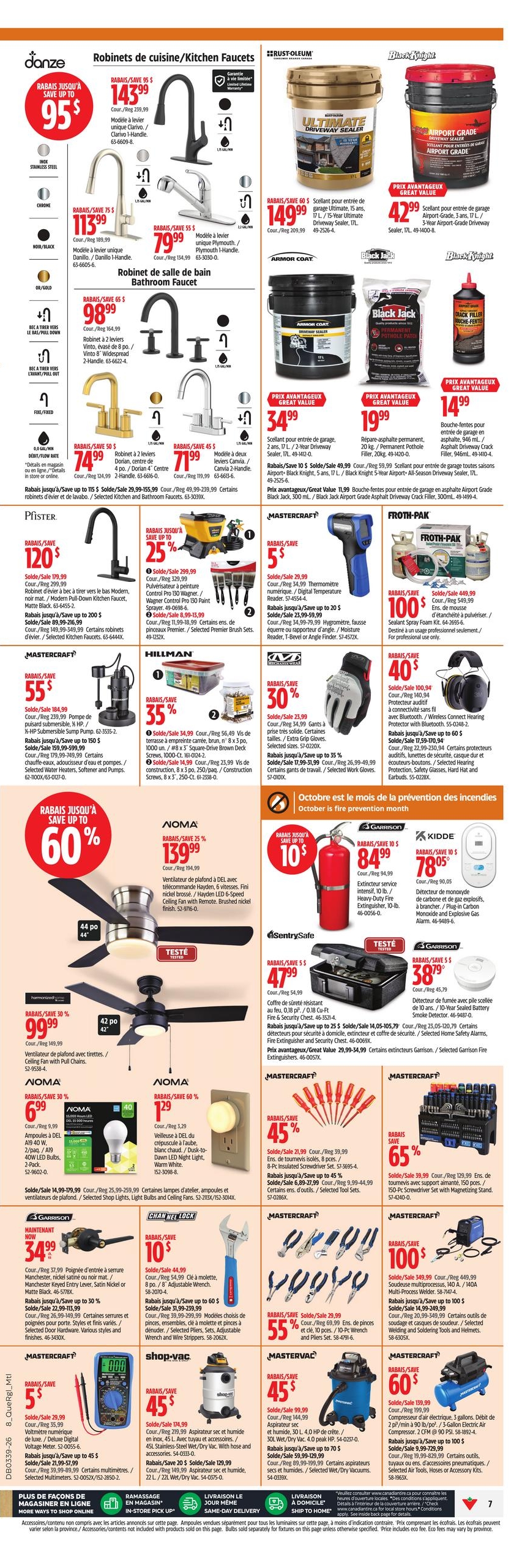 Circulaire Canadian Tire — page 8, du 24 au 30 septembre 2026