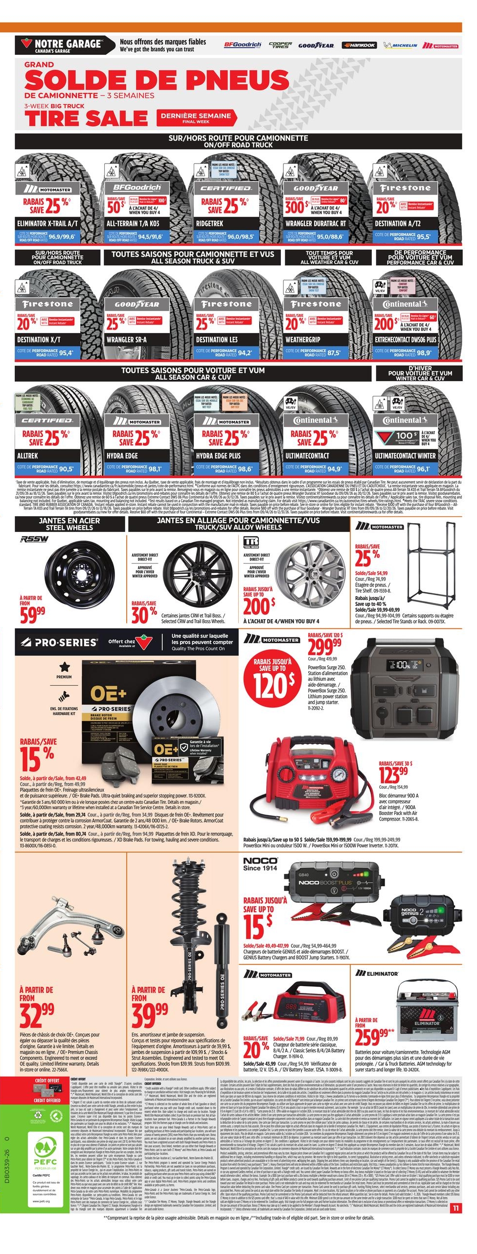 Circulaire Canadian Tire — page 12, du 24 au 30 septembre 2026