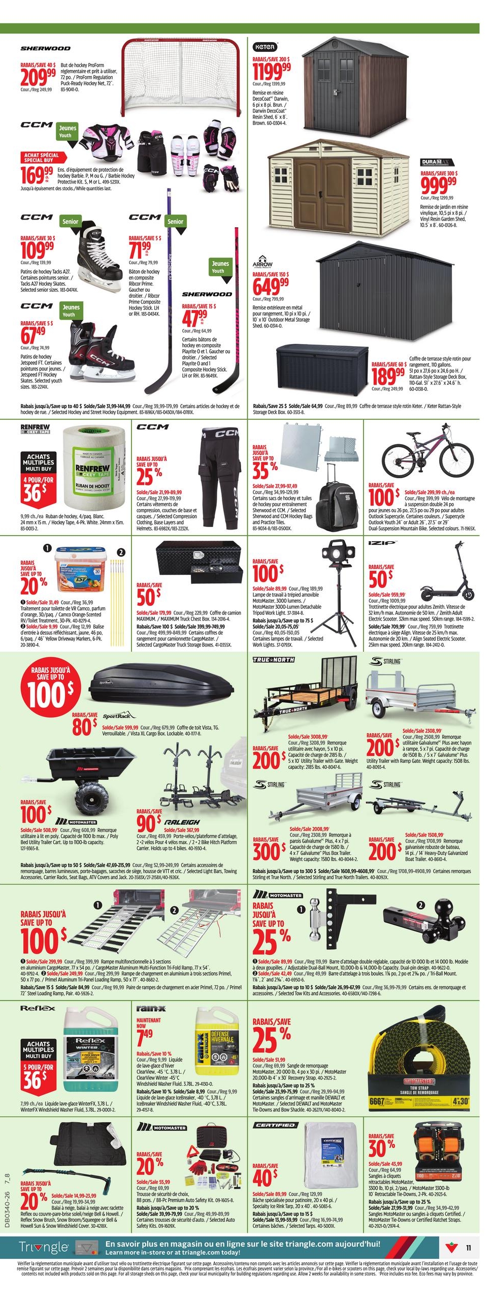 Circulaire Canadian Tire — page 11, du 1 au 7 octobre 2026