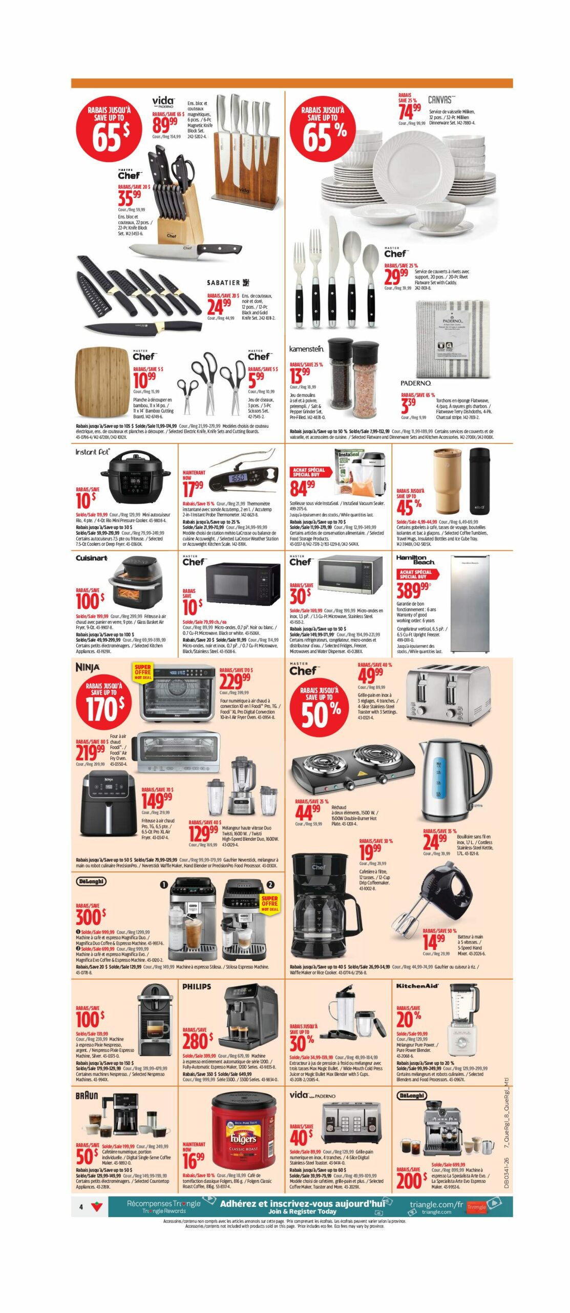 Circulaire Canadian Tire — page 4, du 8 au 14 octobre 2026