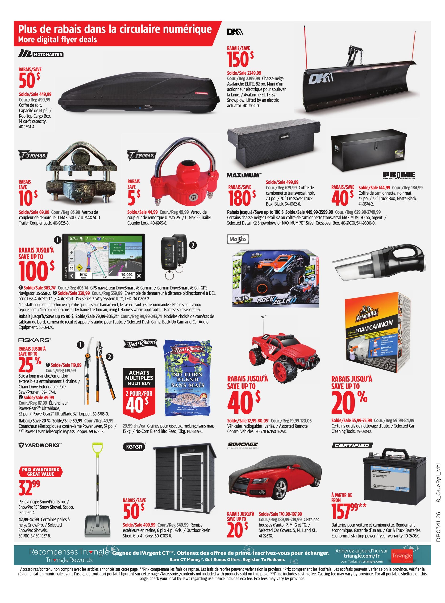 Circulaire Canadian Tire — page 16, du 8 au 14 octobre 2026